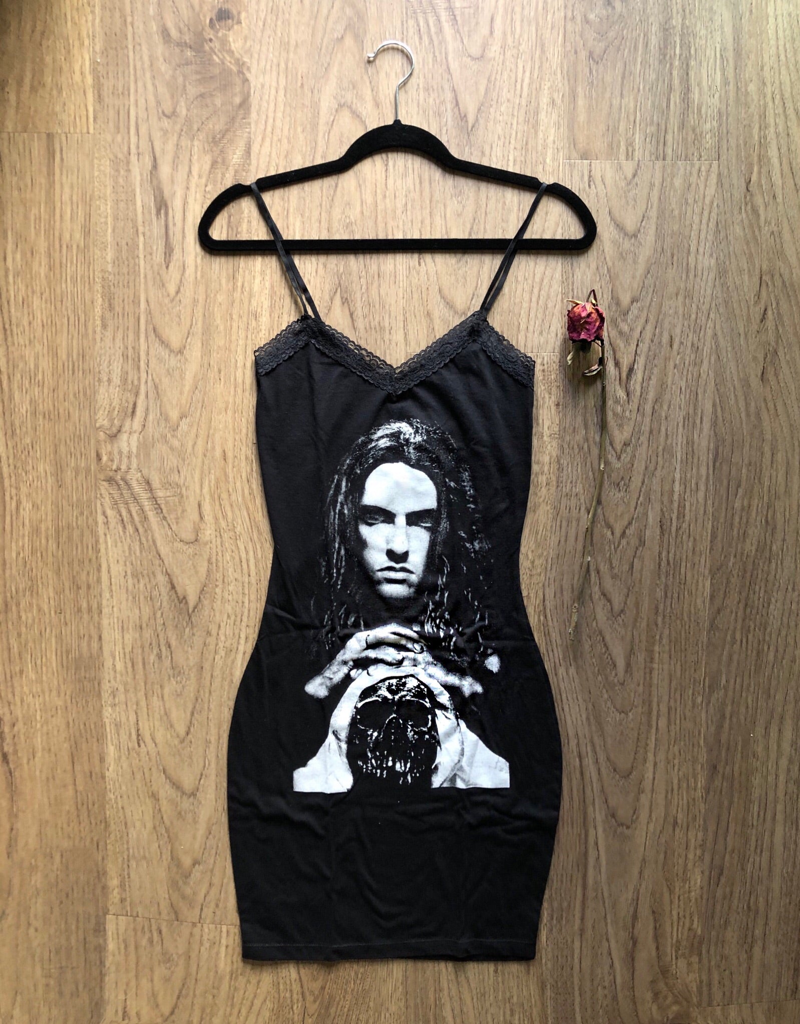 Peter Lace Strap Dress (SHIPS FROM VERA'S EYECANDY, NOT AVAILABLE FOR PICKUP IN STORE) - Die With Your Boots On