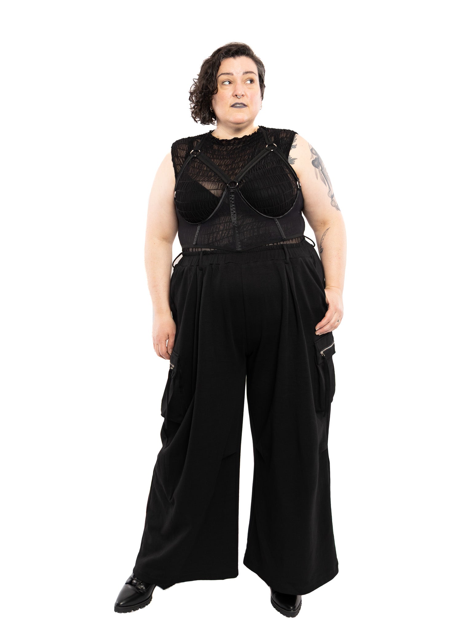 Jupiter Extra Wide Leg Cargo Pants - Die With Your Boots On