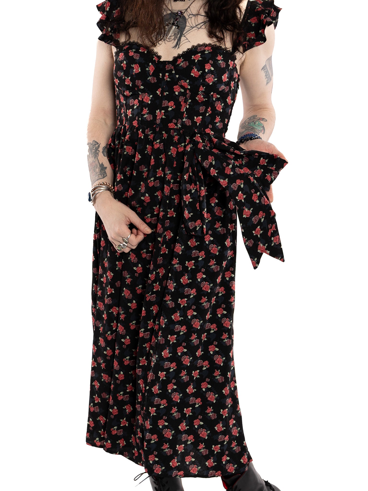 Everly Floral Midi Sundress - Die With Your Boots On