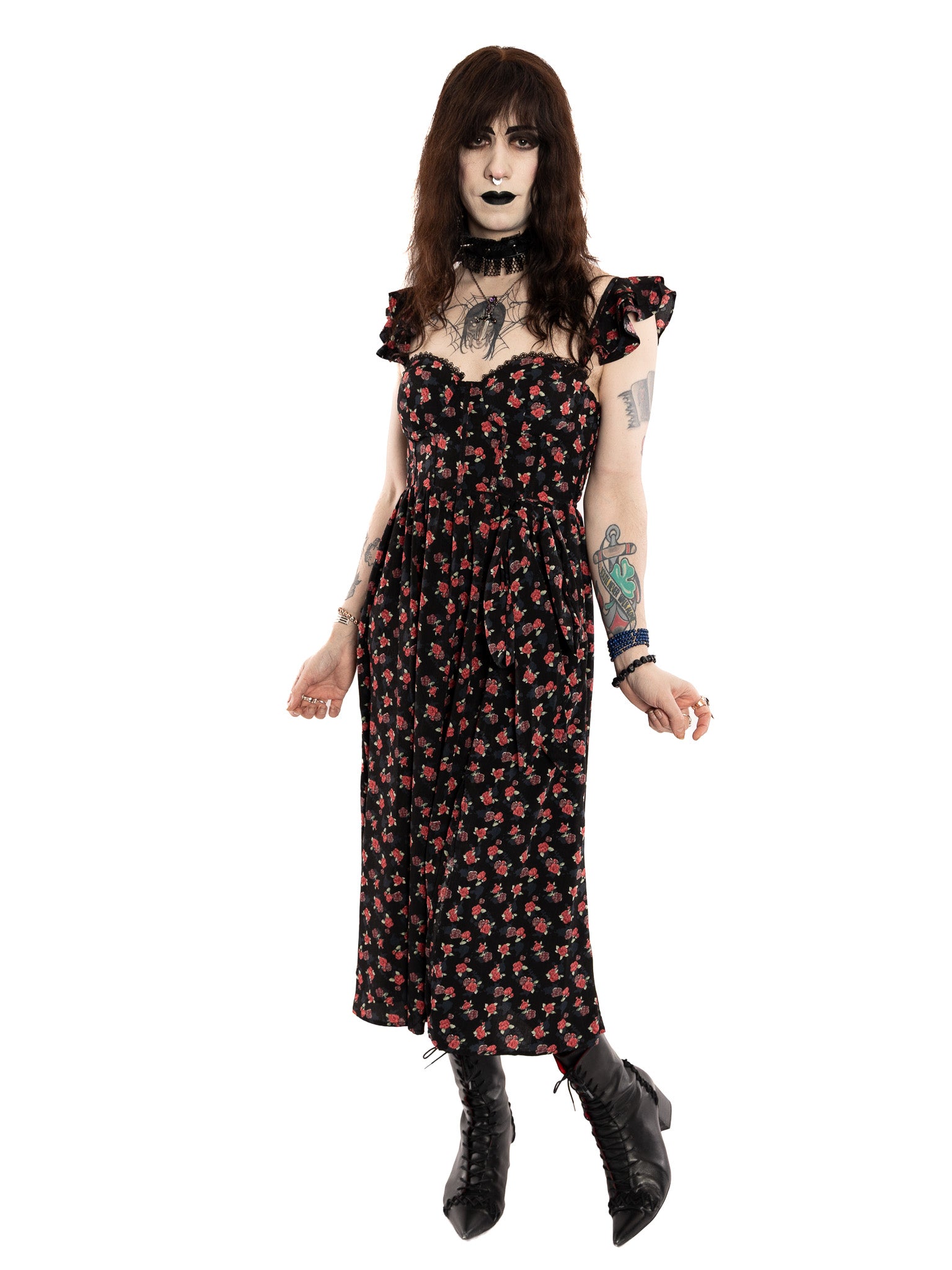 Everly Floral Midi Sundress - Die With Your Boots On