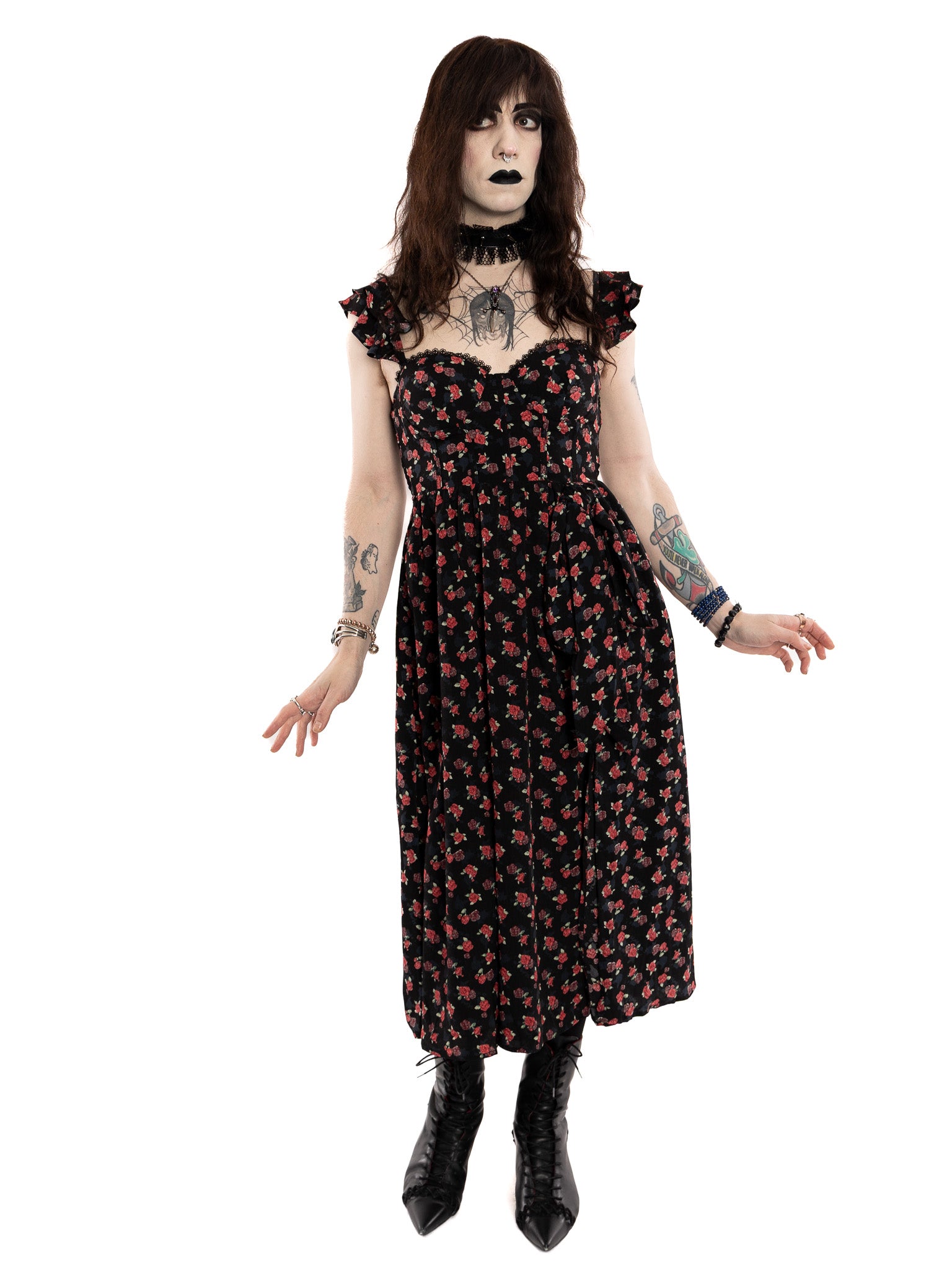 Everly Floral Midi Sundress - Die With Your Boots On