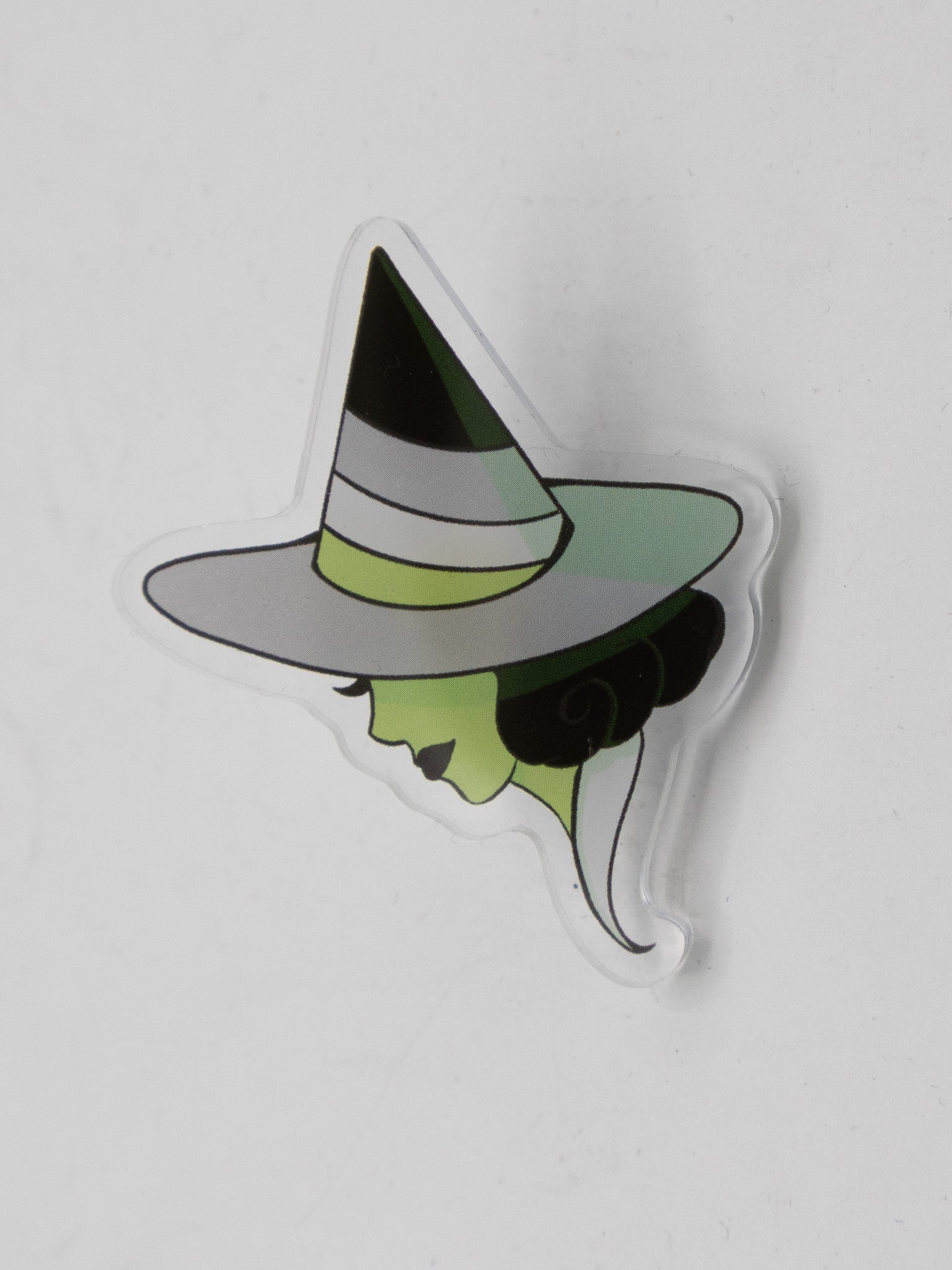 Pride Witch Acrylic Pin - Die With Your Boots On