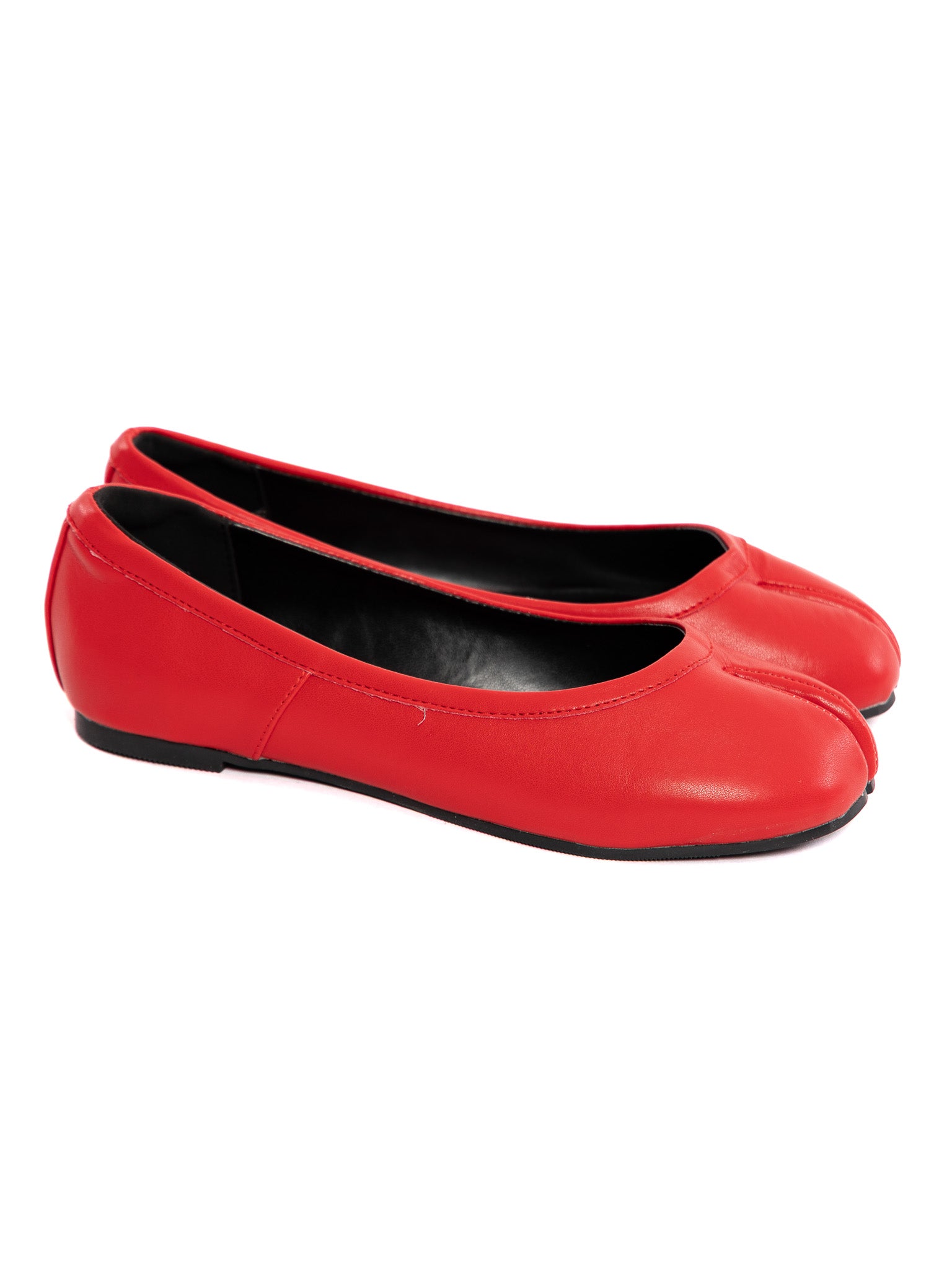 Brynn Red Split-Toe Flats NO RESTOCK! - Die With Your Boots On