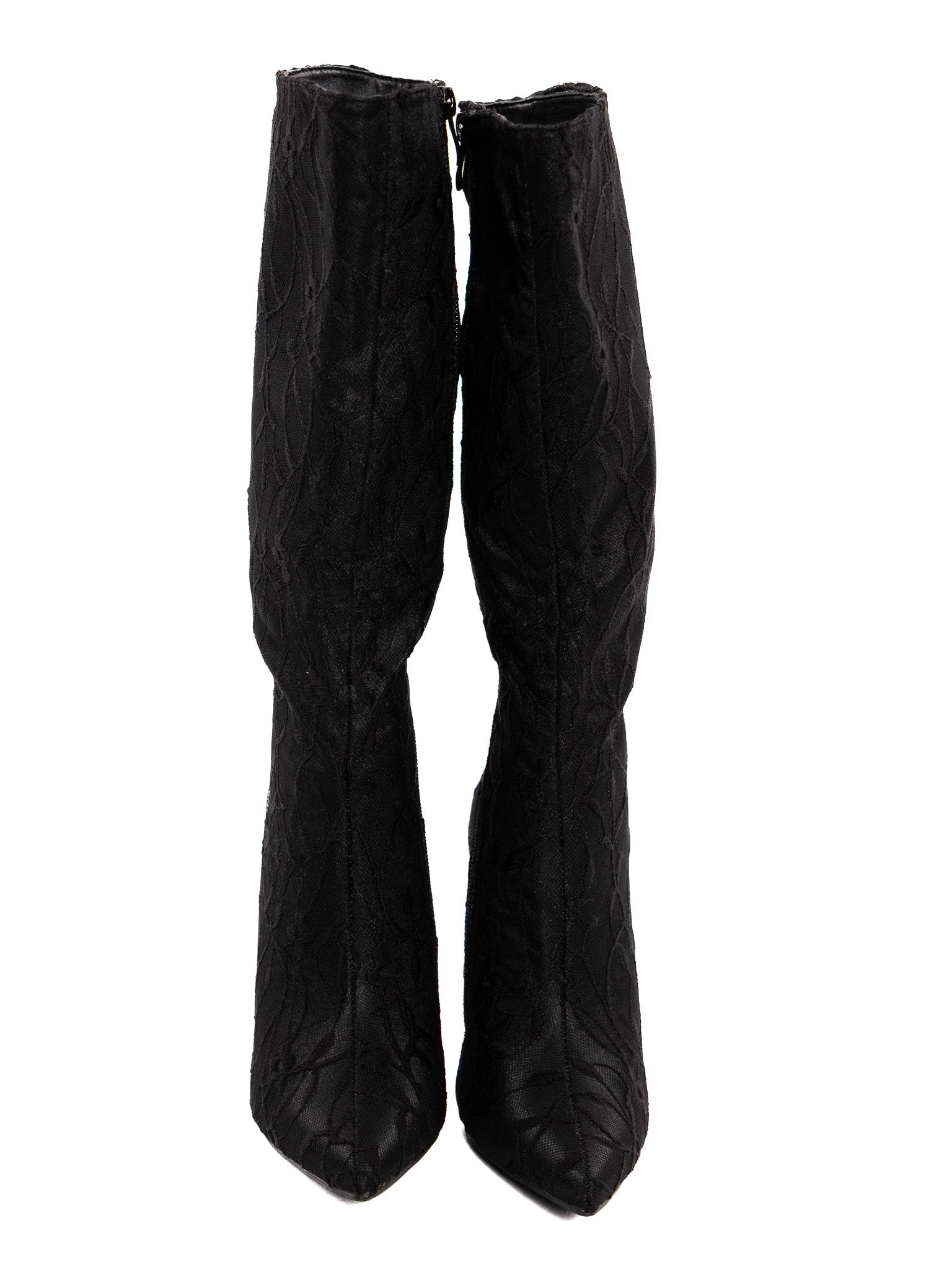 Marissa Embossed Stiletto Boots - Die With Your Boots On