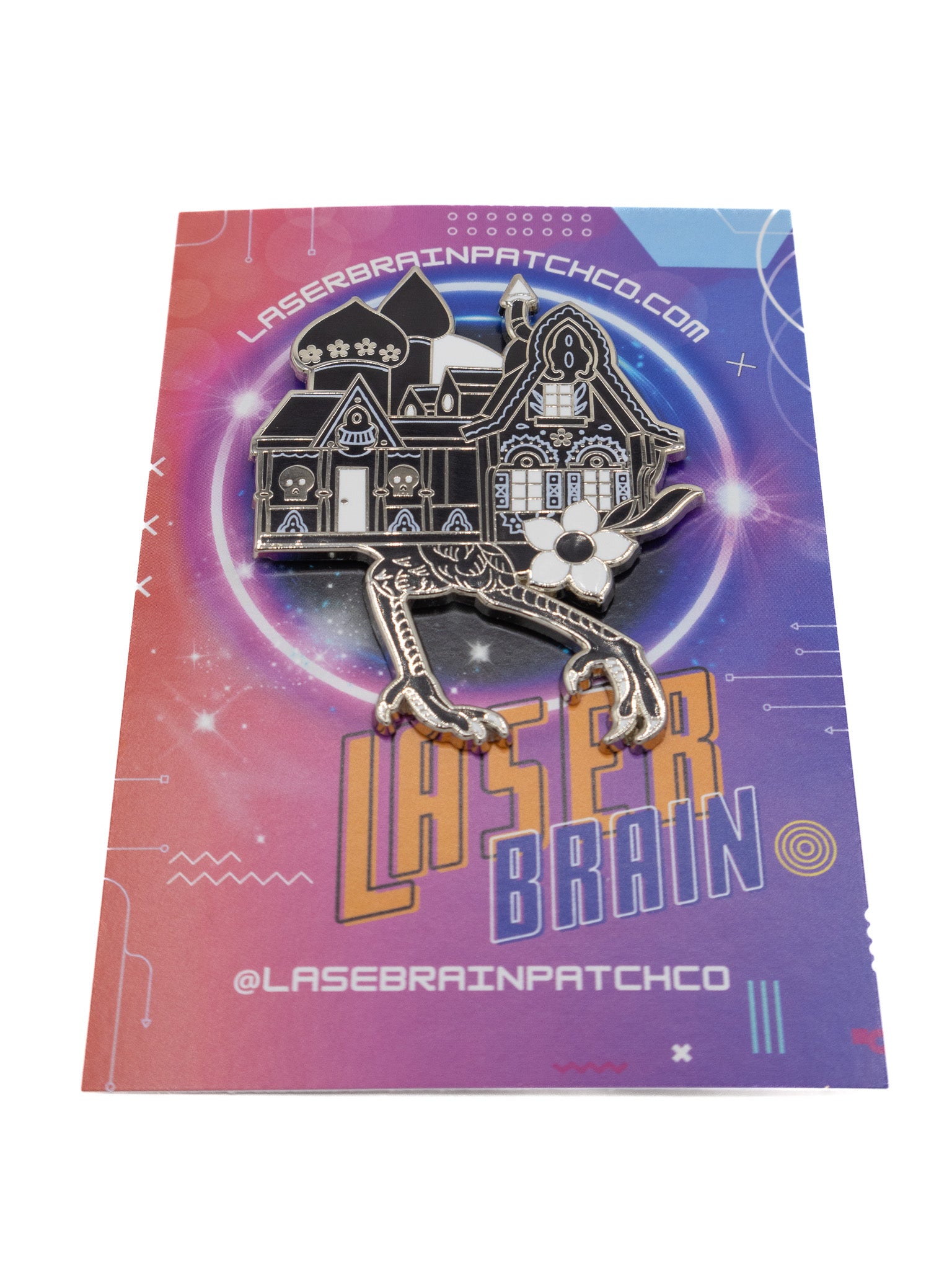 Baba Yaga Pin LASERBRAIN - Die With Your Boots On