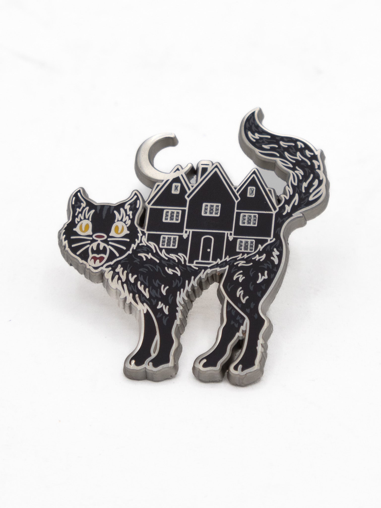 Witch House Cat Pin LASERBRAIN - Die With Your Boots On