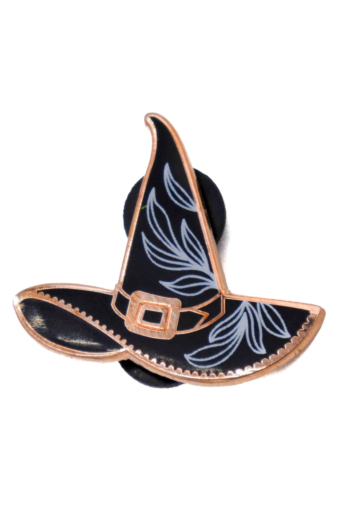Leafy Witch Hat Pin LASERBRAIN - Die With Your Boots On