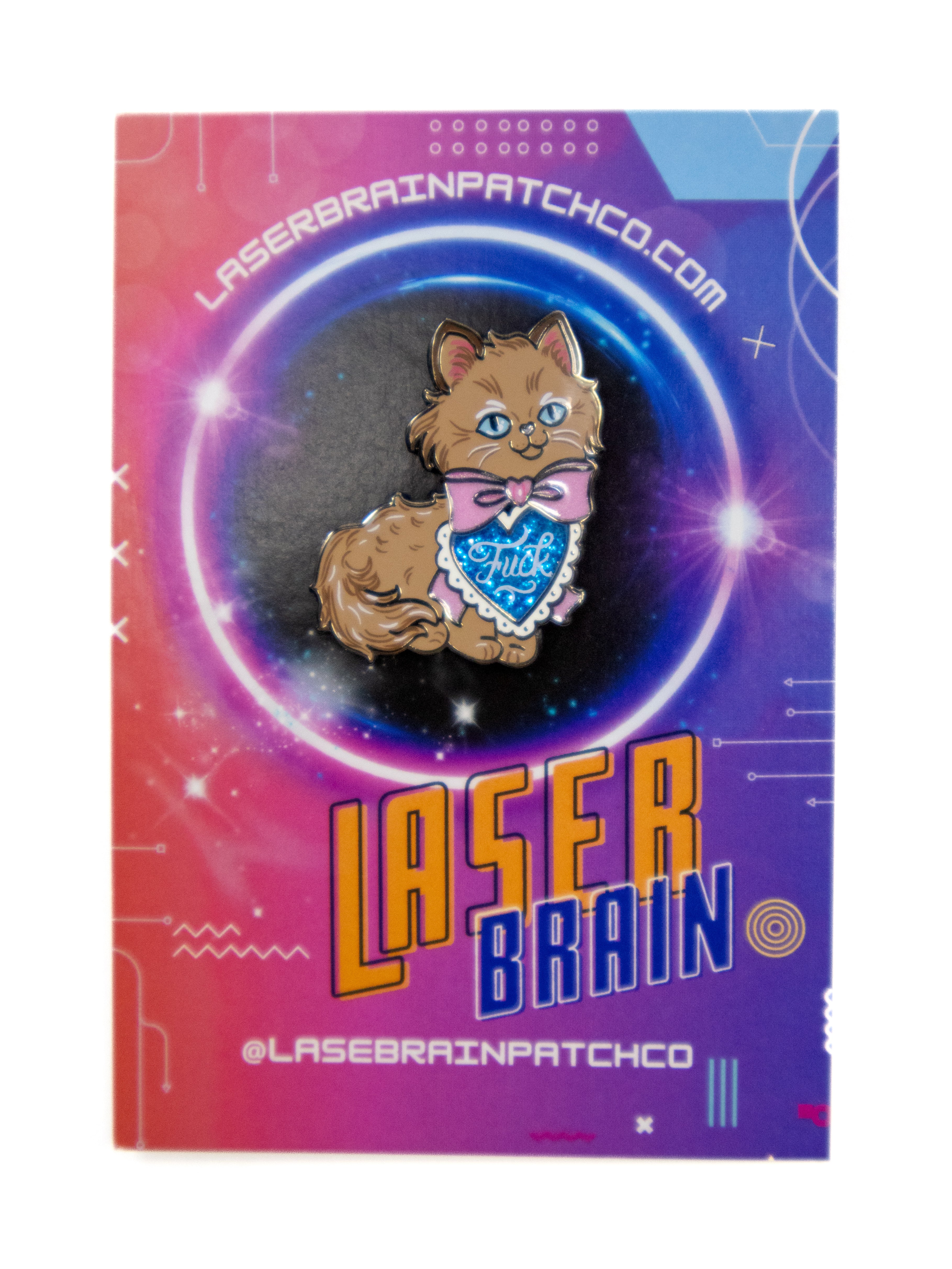 Sassy Kitten Pin LASERBRAIN - Die With Your Boots On