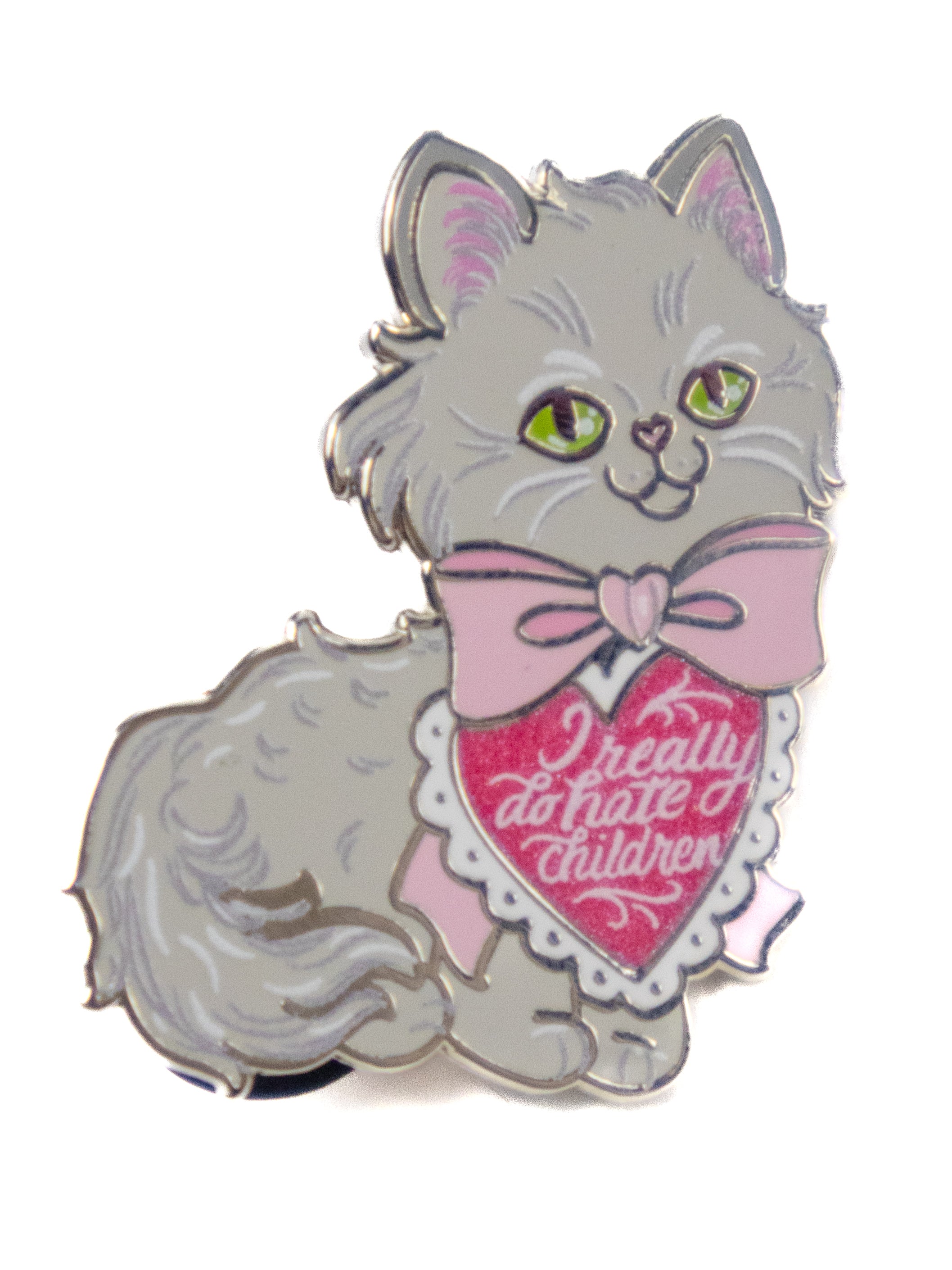 Sassy Kitten Pin LASERBRAIN - Die With Your Boots On