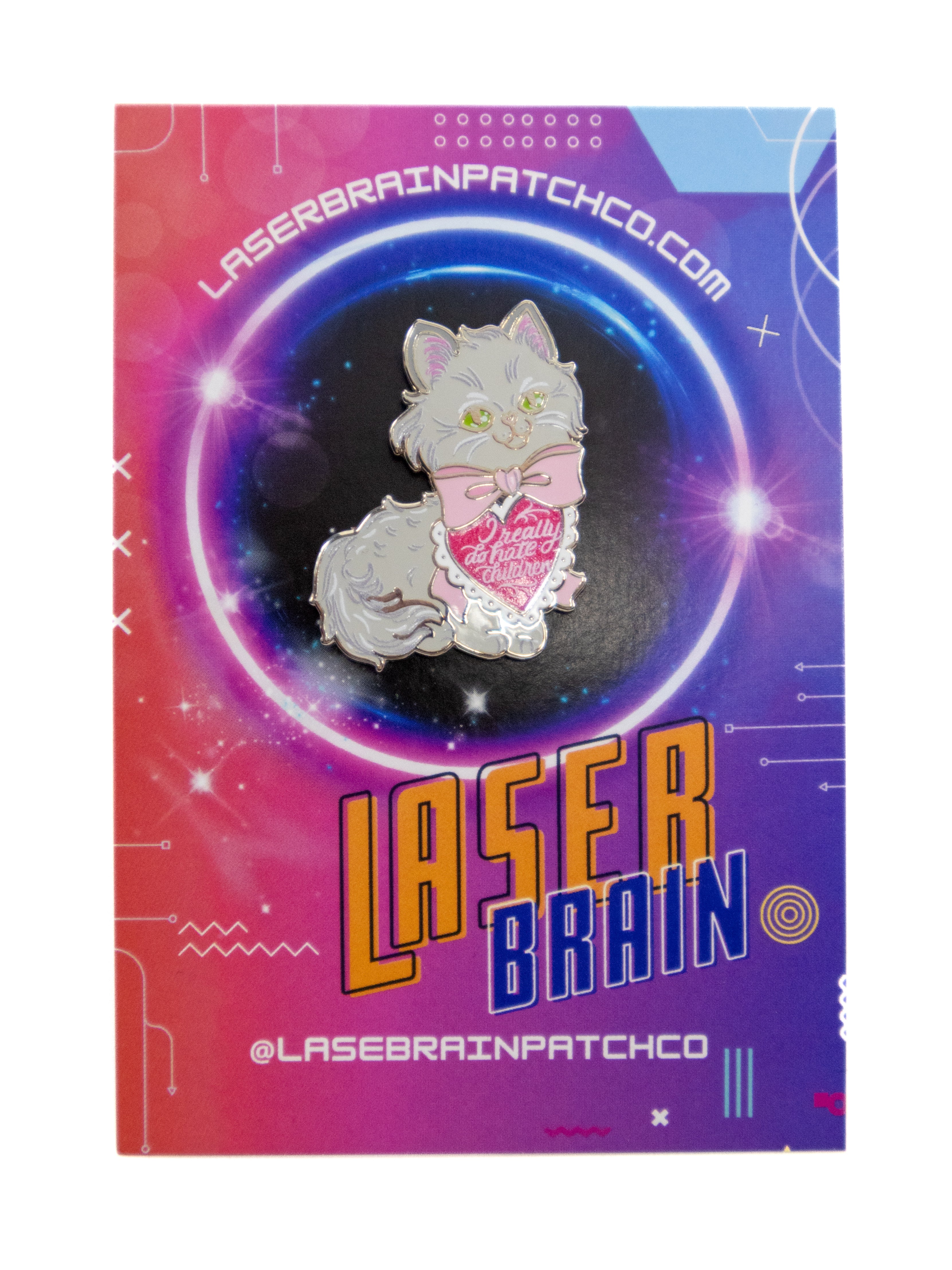 Sassy Kitten Pin LASERBRAIN - Die With Your Boots On