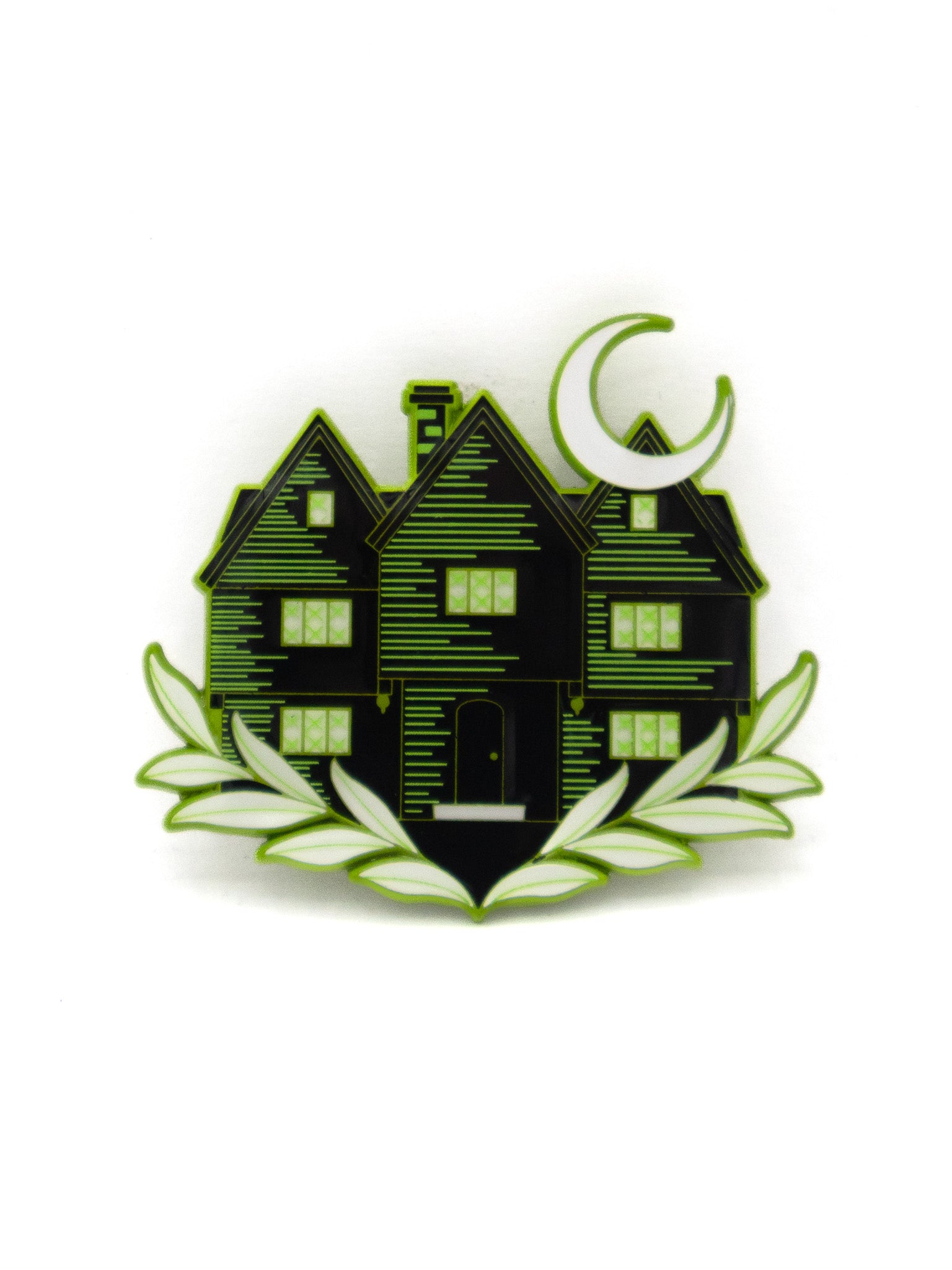 Classic Witch House Pin LASERBRAIN - Die With Your Boots On