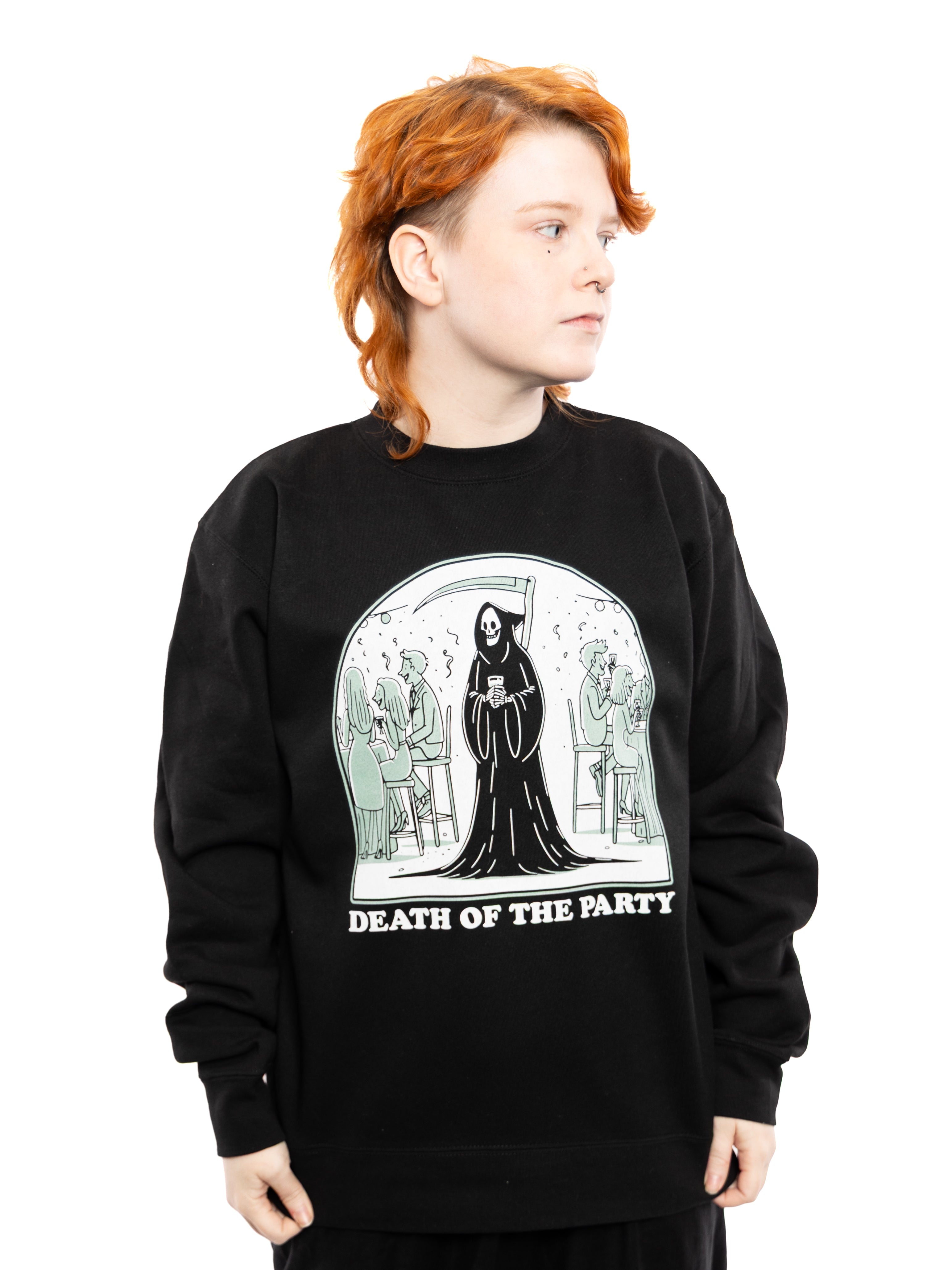 Death of the Party Crewneck Sweatshirt - Die With Your Boots On
