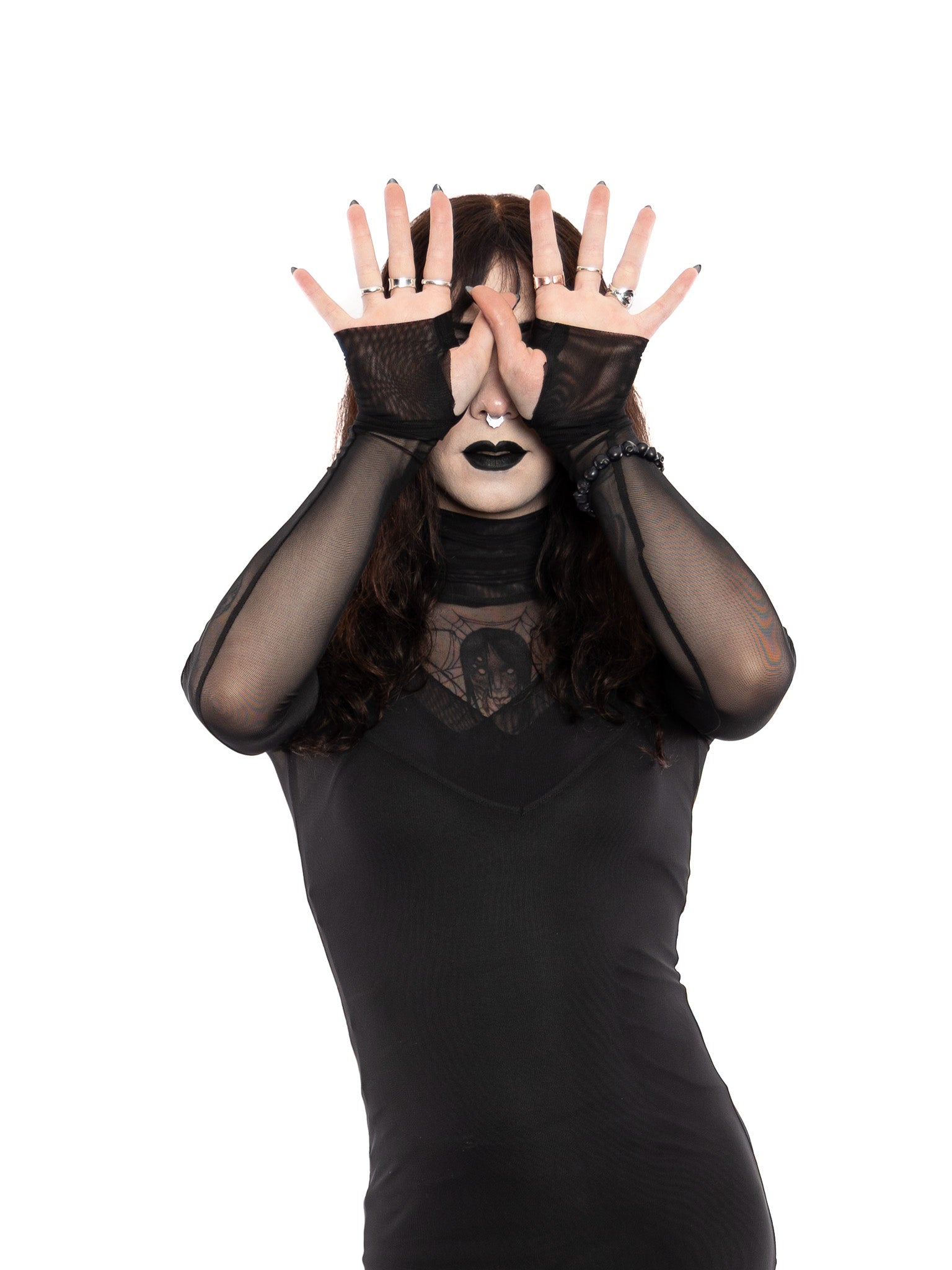 Nicolette Mesh Turtle Neck Dress NO RESTOCK! - Die With Your Boots On