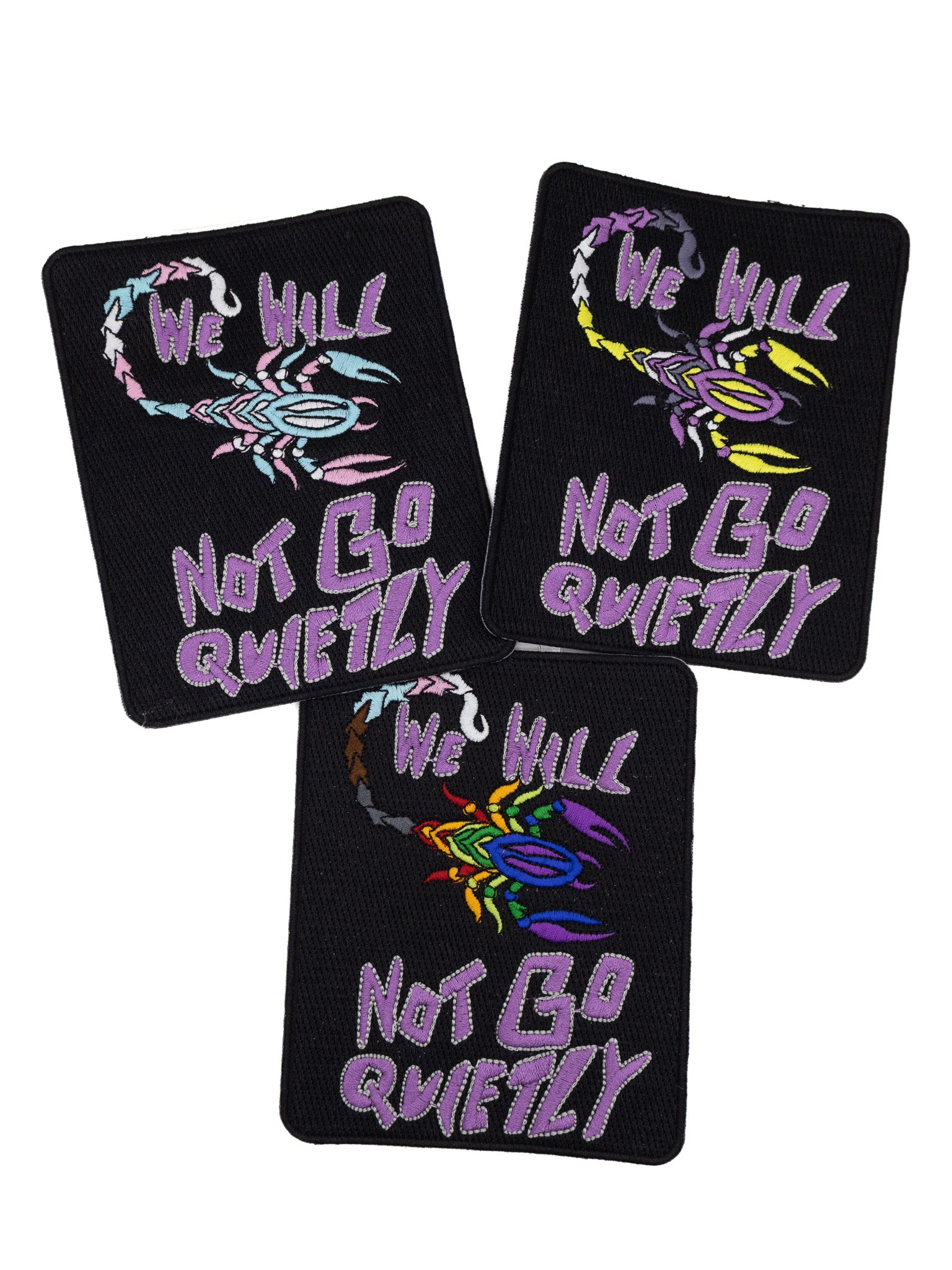 Pride Scorpion Patch POCKET BEAN - Die With Your Boots On
