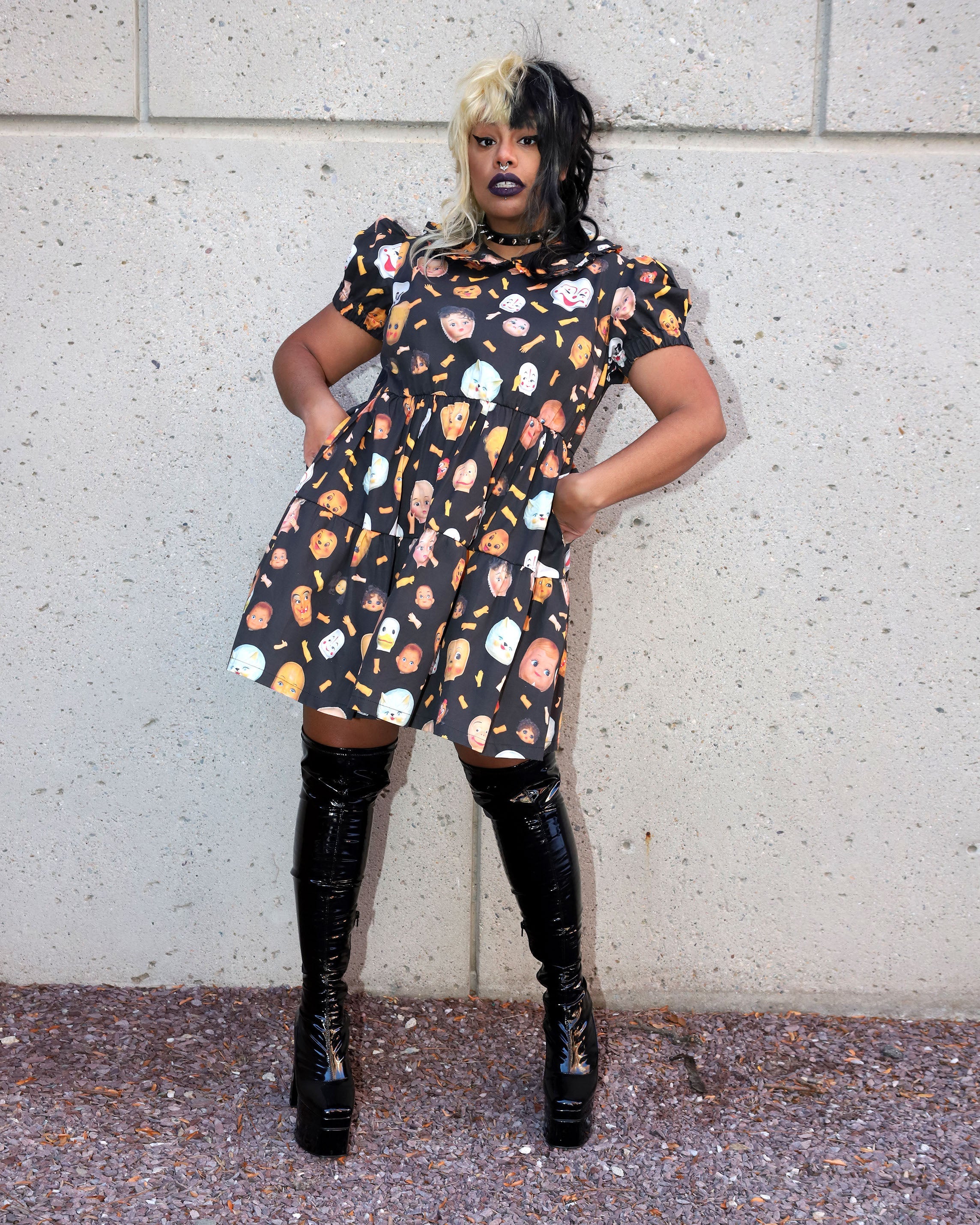 Doll Parts Babydoll Dress (SHIPS FROM PRETTY SNAKE, NOT AVAILABLE FOR PICKUP IN STORE) - Die With Your Boots On