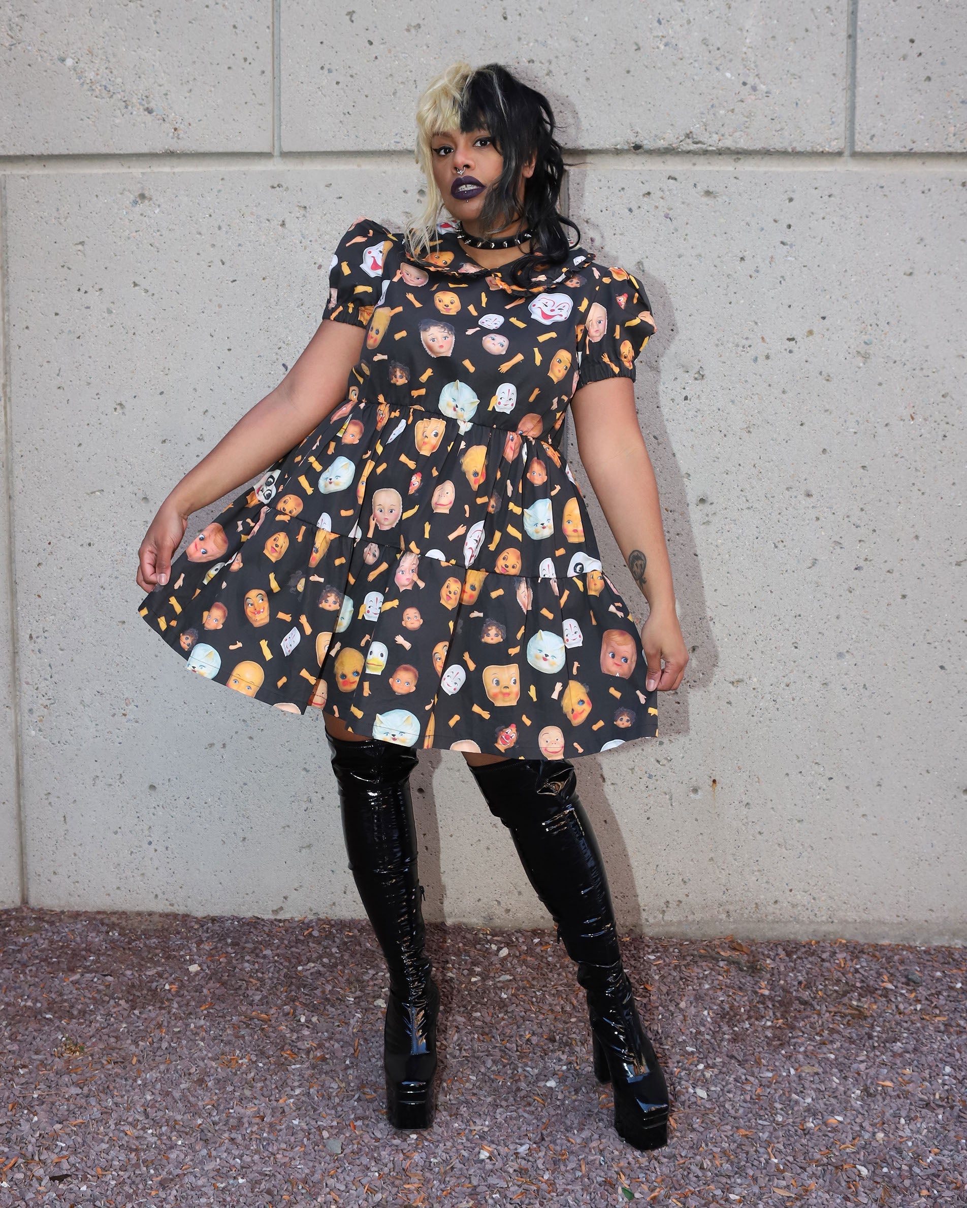 Doll Parts Babydoll Dress (SHIPS FROM PRETTY SNAKE, NOT AVAILABLE FOR PICKUP IN STORE) - Die With Your Boots On