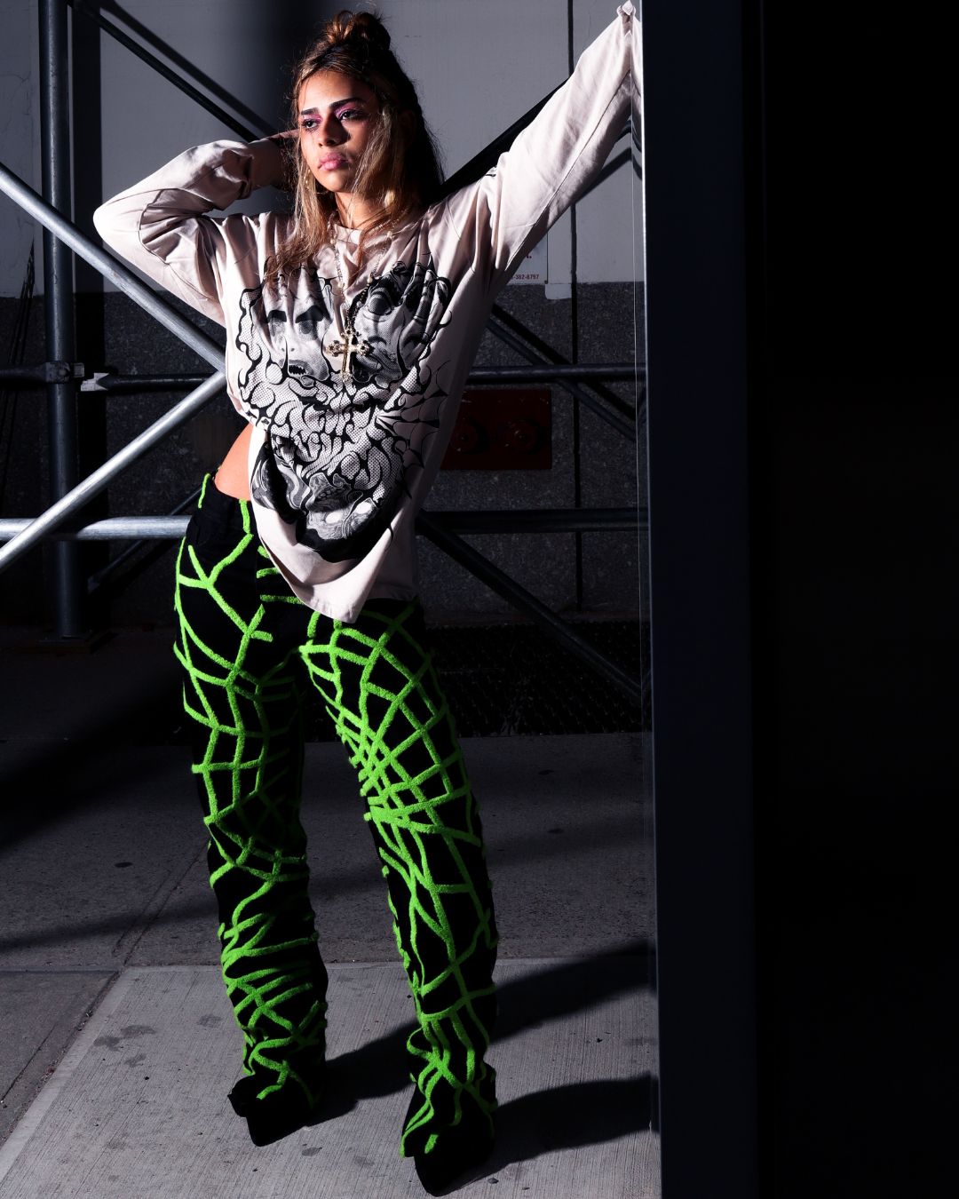 Green Web Jean (SHIPS FROM PRETTY SNAKE, NOT AVAILABLE FOR PICKUP IN STORE) - Die With Your Boots On