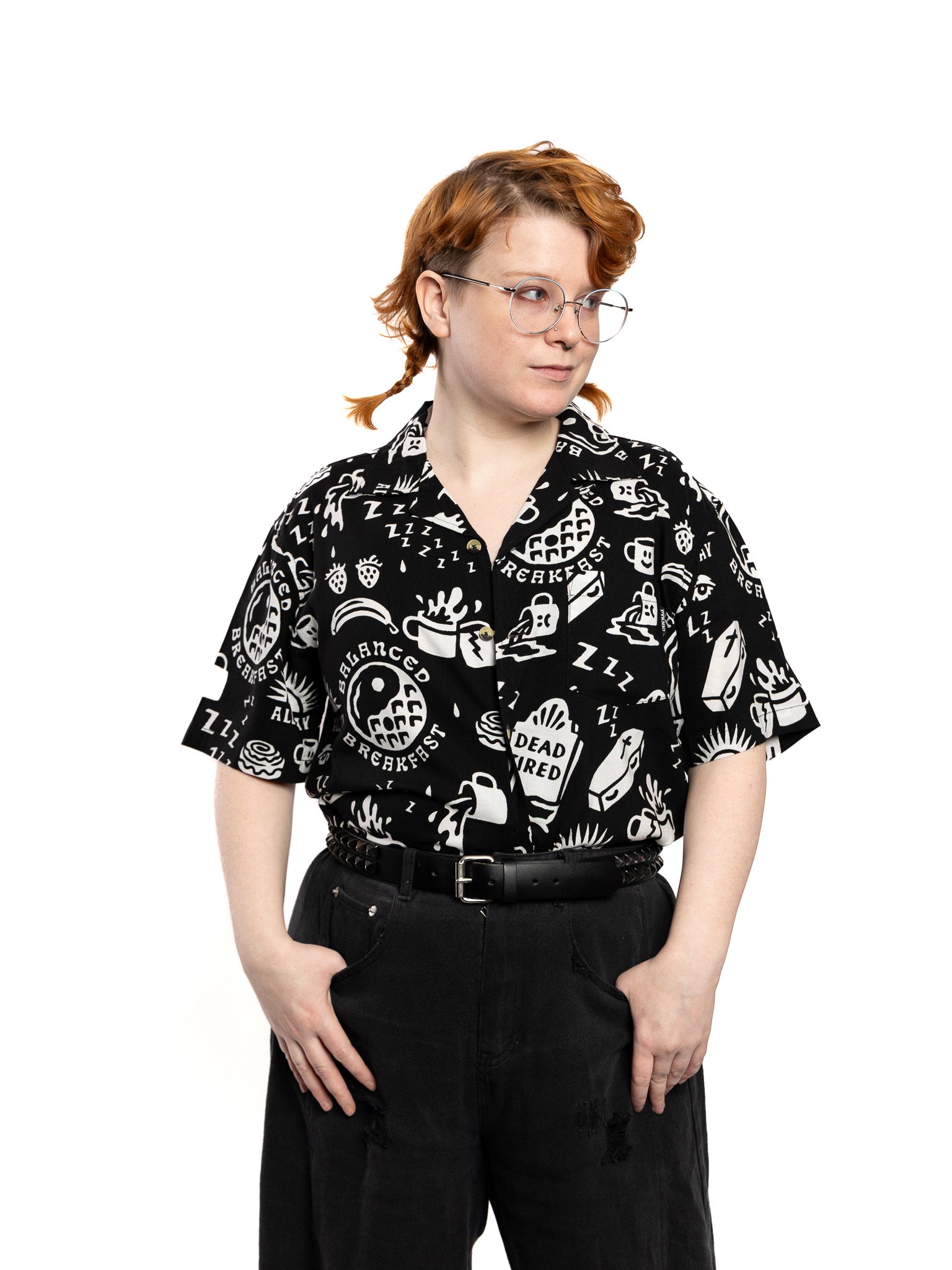 Dead Tired Unisex Button-Up PYKNIC - Die With Your Boots On