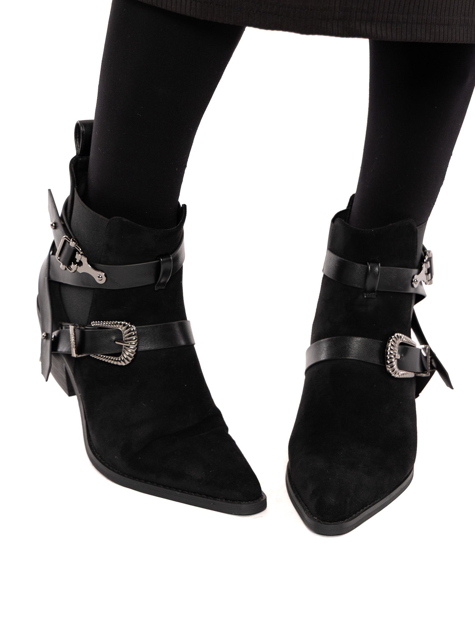 Viola Strappy Buckle Ankle Boot - Die With Your Boots On
