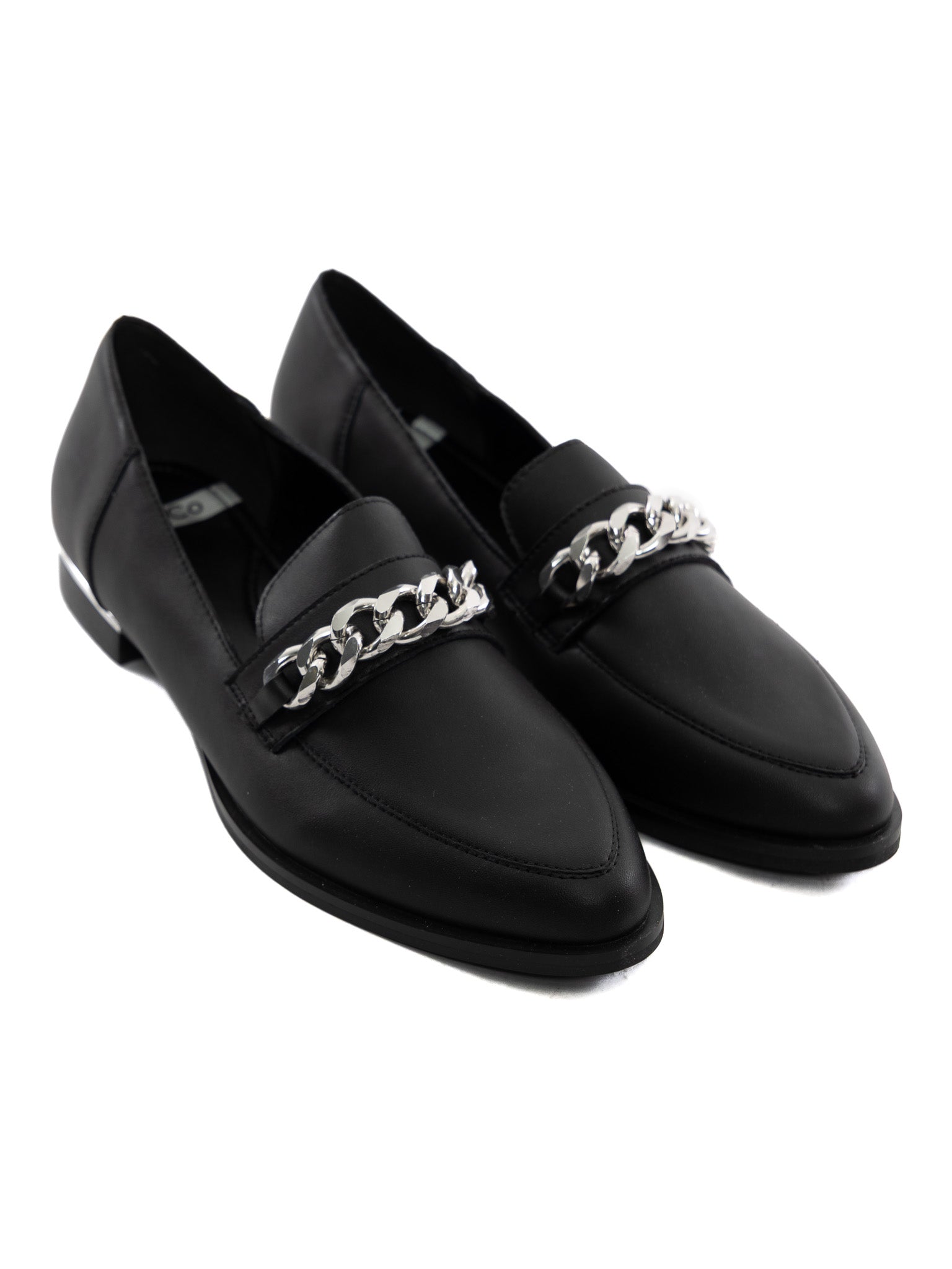 Joan Black Leather Loafers - Die With Your Boots On