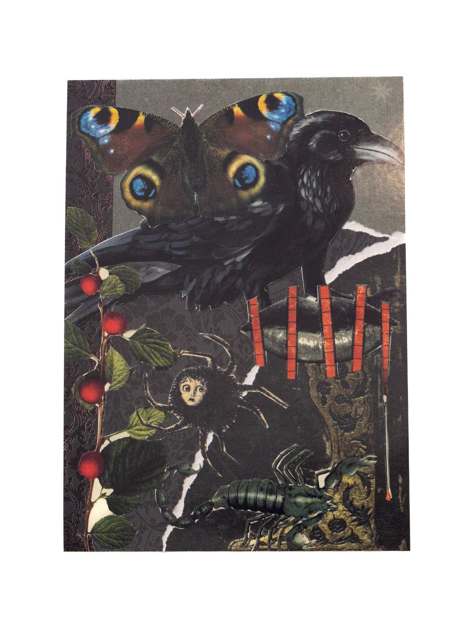 Gothic Night Collage Print 5x7" - Die With Your Boots On