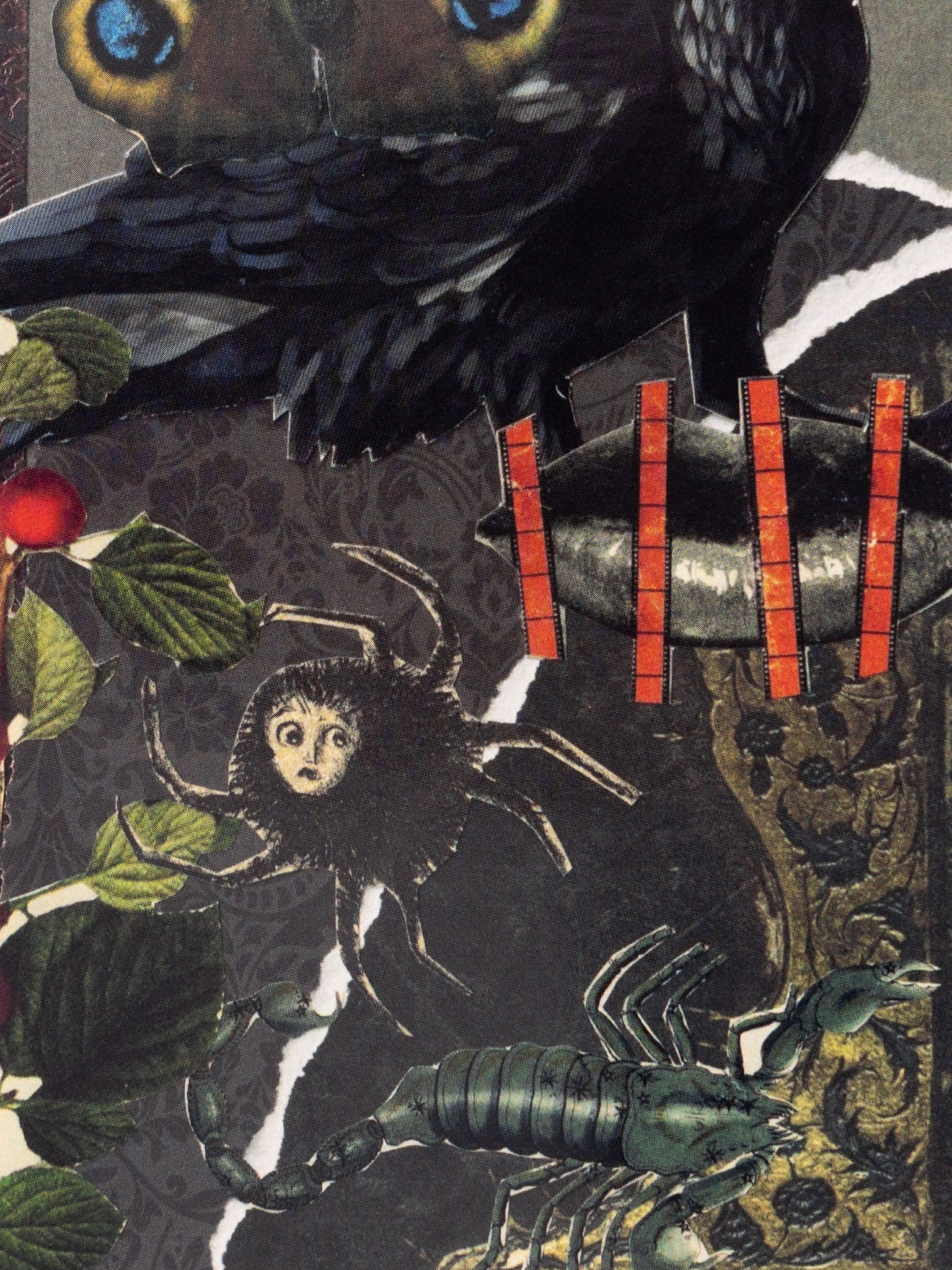 Gothic Night Collage Print 5x7" - Die With Your Boots On
