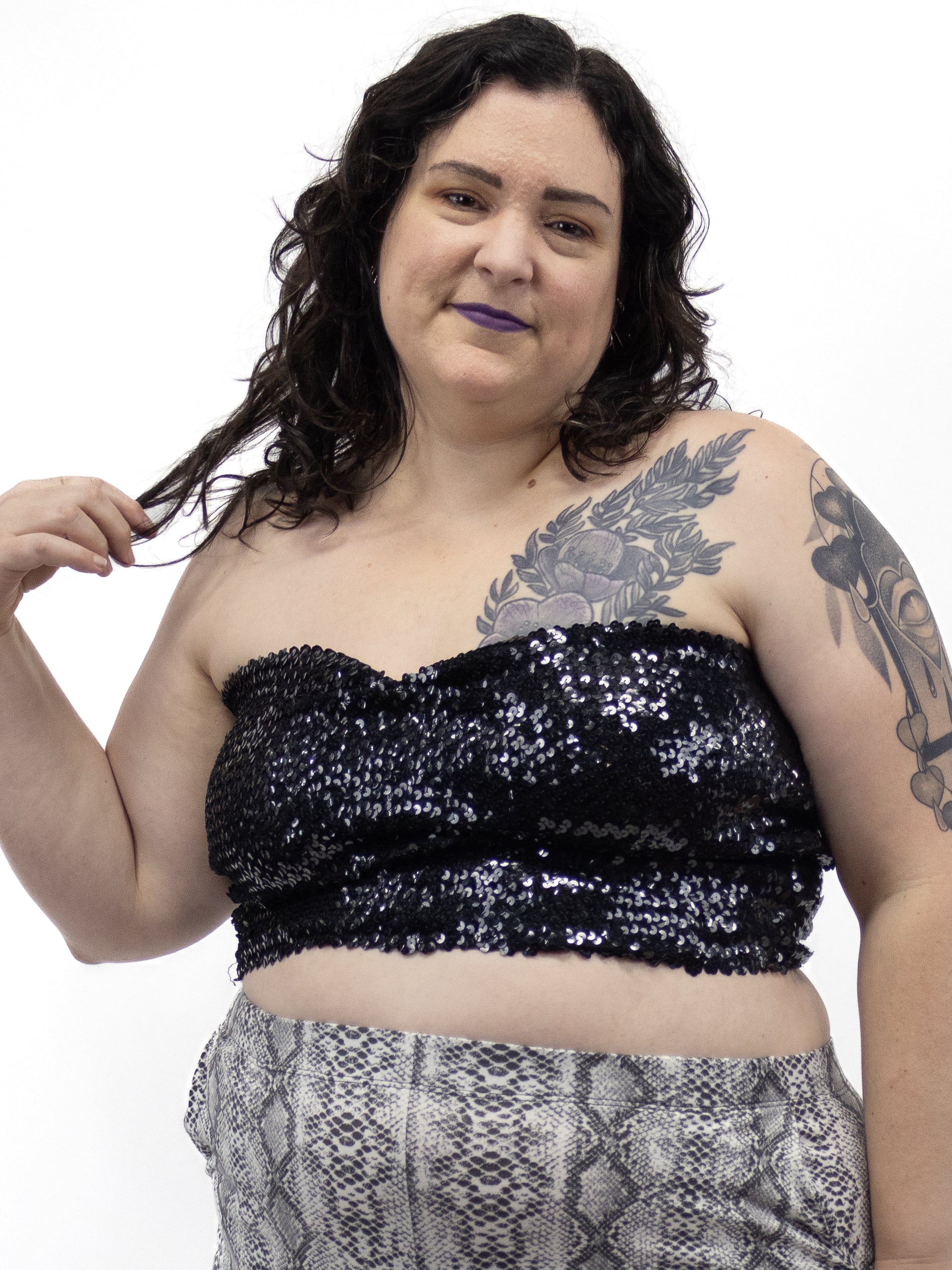 Sequined Succubus Tube Top HANDMADE LOCALLY (NO RESTOCKS!) - Die With Your Boots On