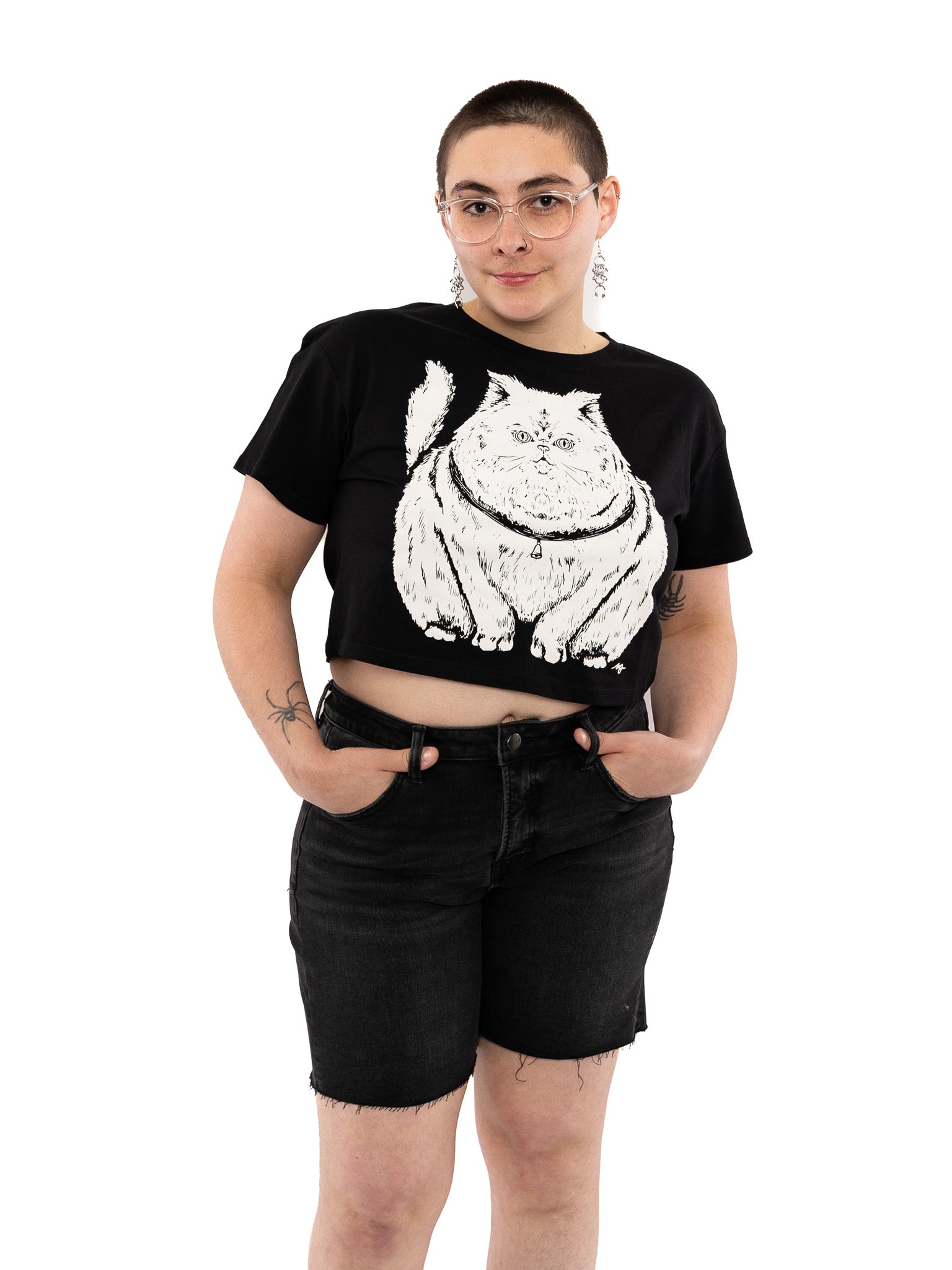 Verity Mid-Rise Black Denim Shorts - Die With Your Boots On