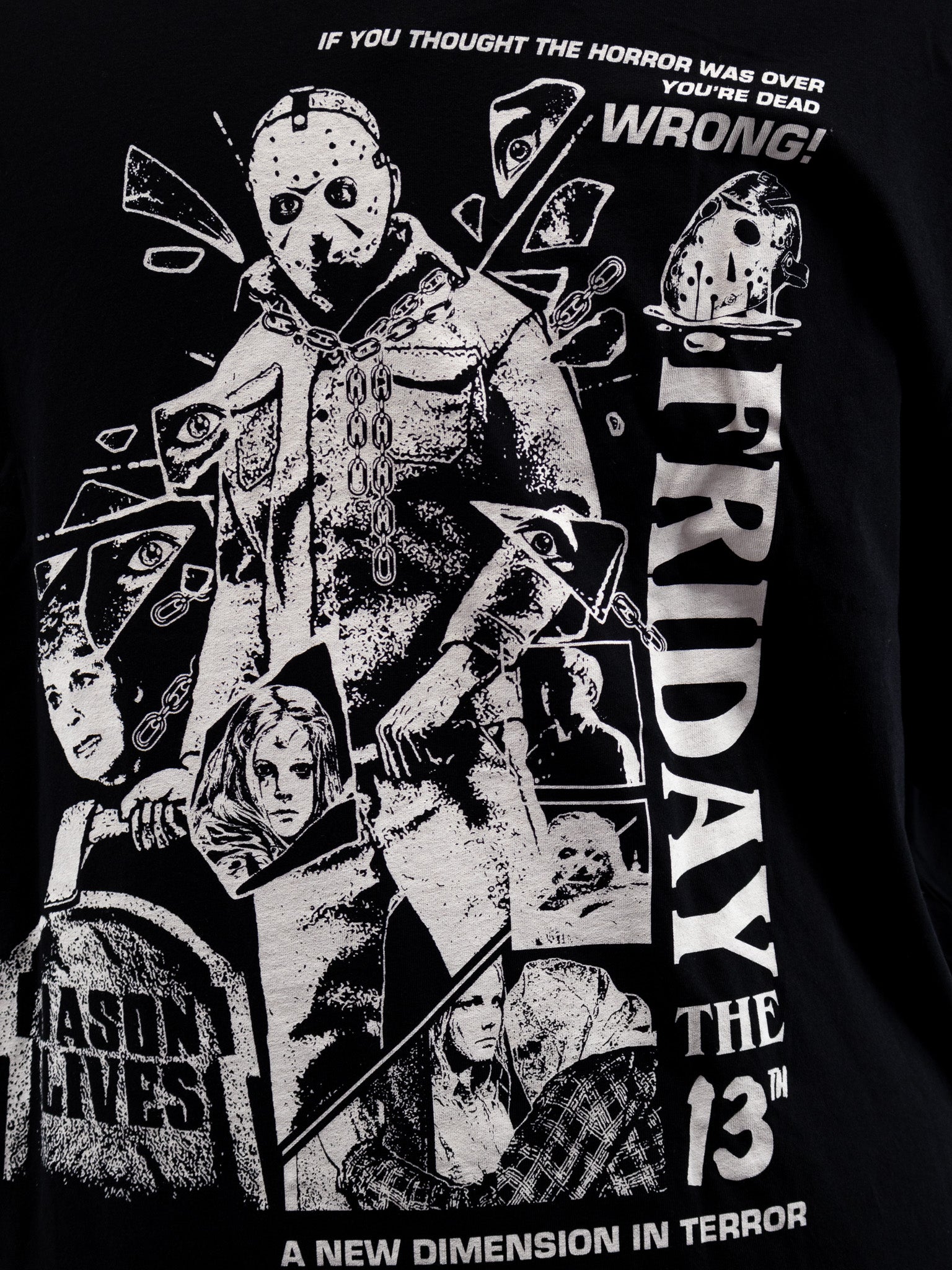 Friday the 13th VHS T-shirt - Die With Your Boots On
