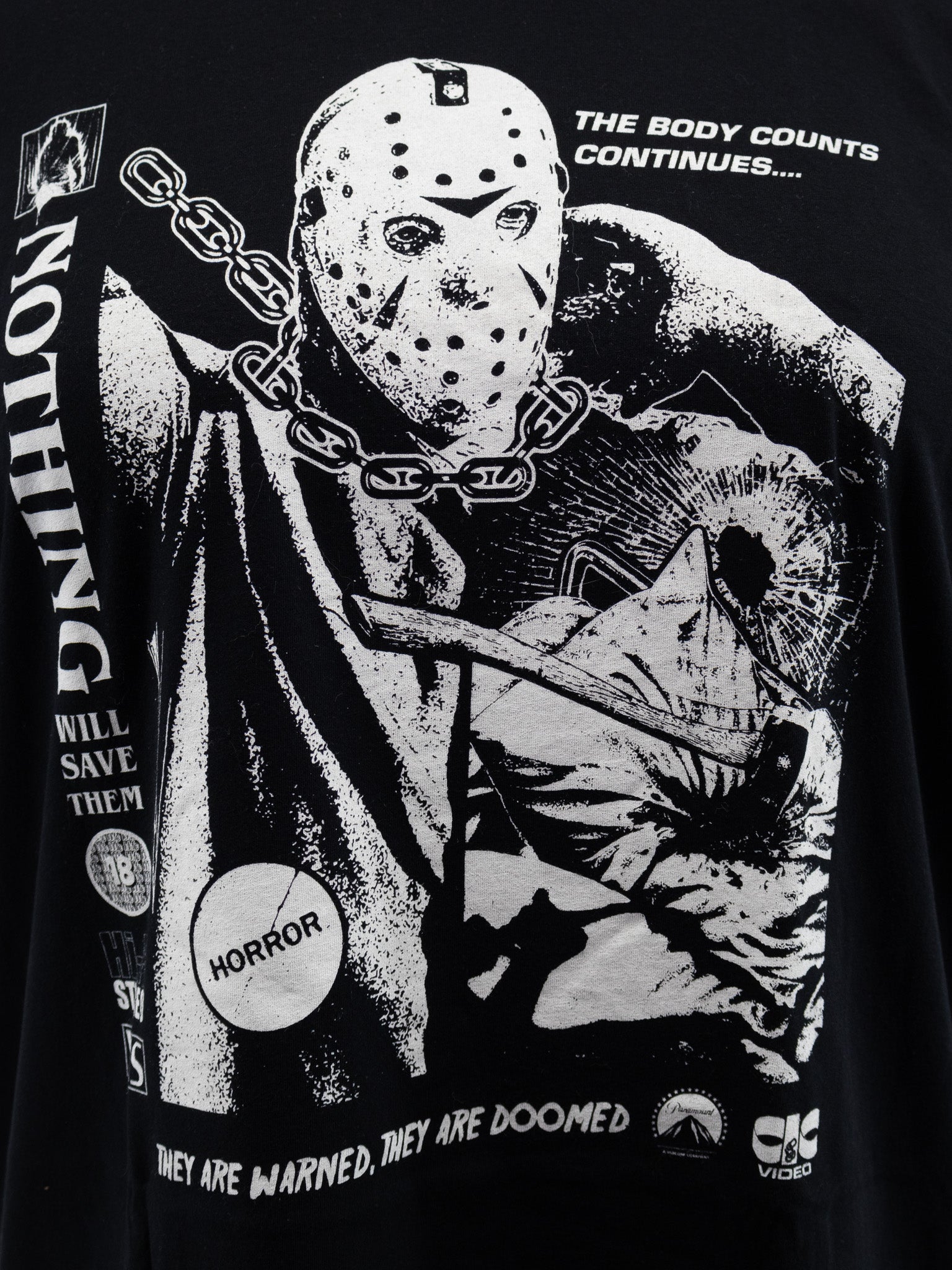 Friday the 13th VHS T-shirt - Die With Your Boots On