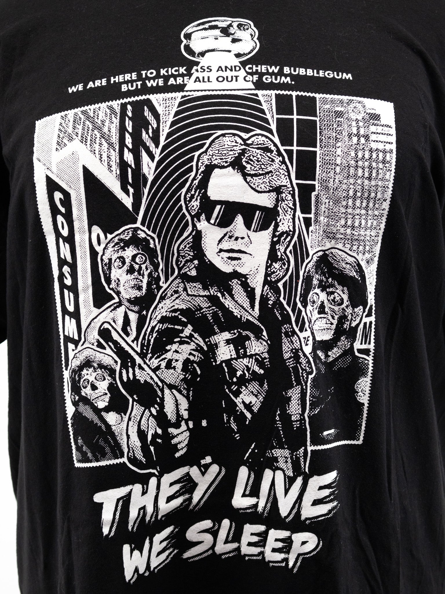 They Live VHS T-shirt - Die With Your Boots On