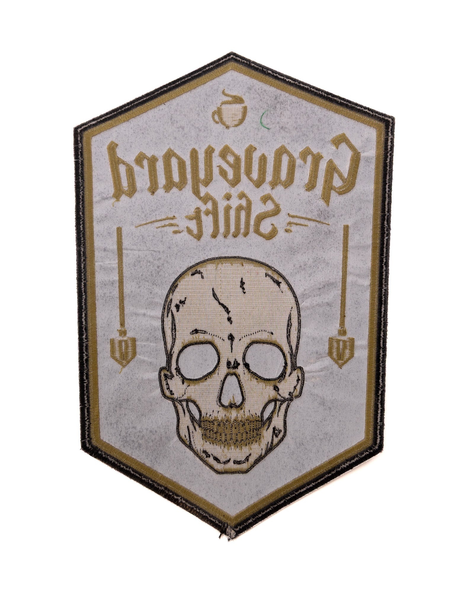Graveyard Shift Back Patch SEVENTH INK - Die With Your Boots On