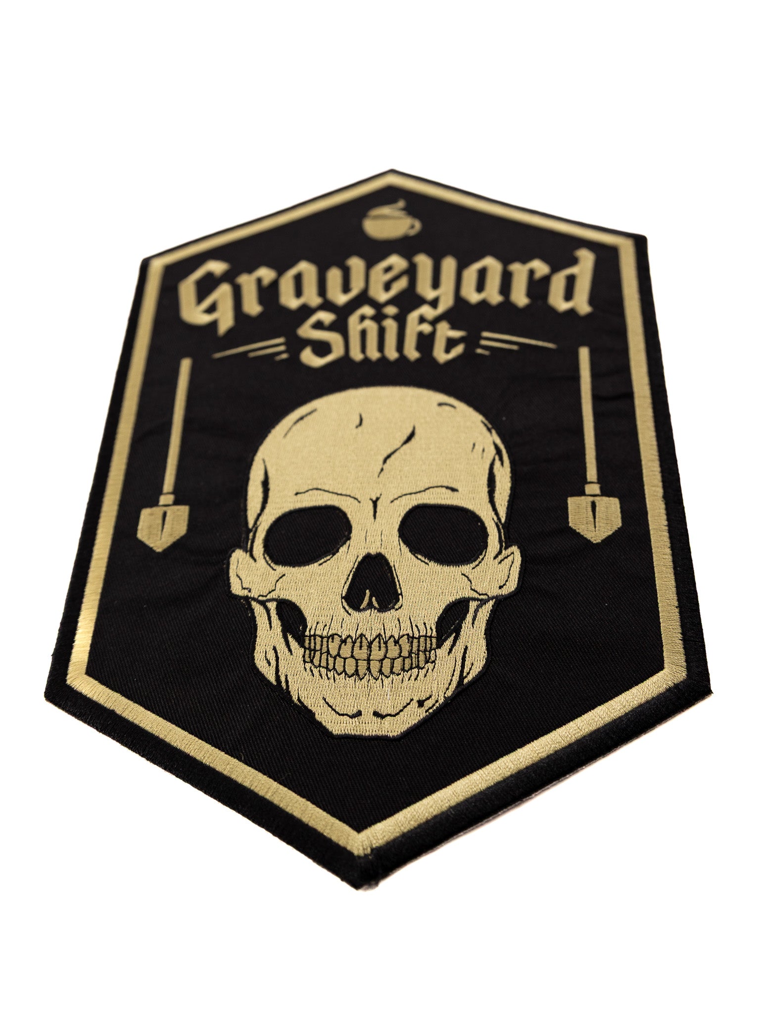 Graveyard Shift Back Patch SEVENTH INK - Die With Your Boots On
