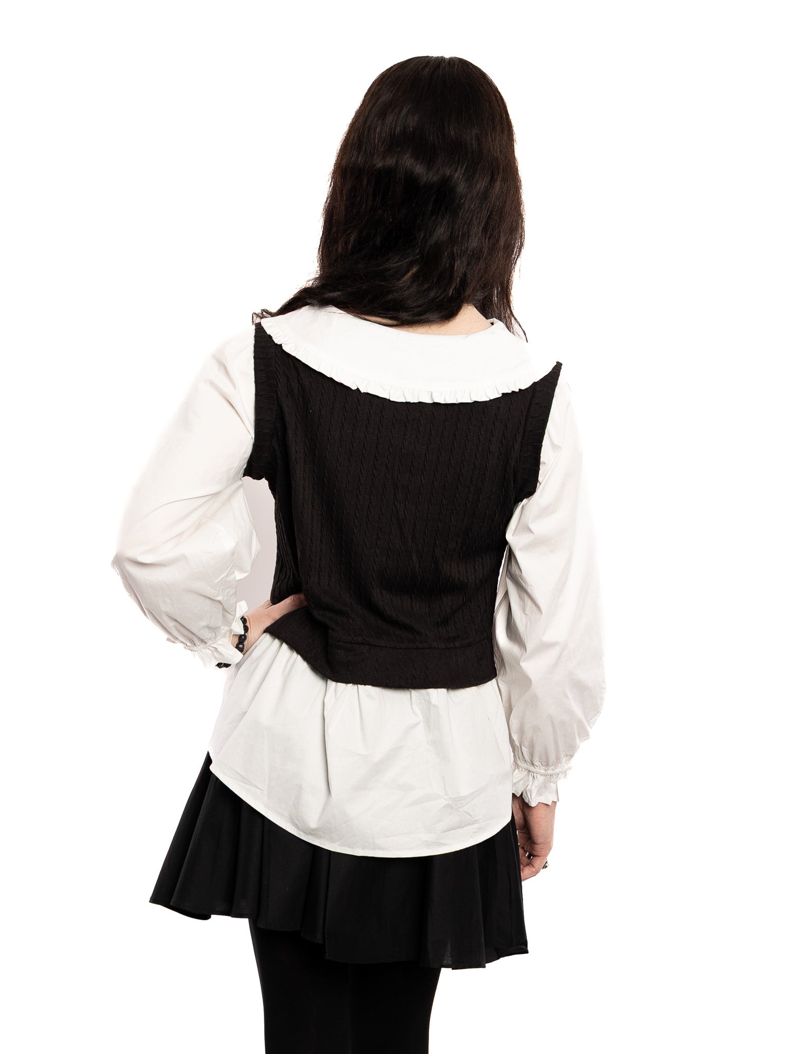 Louisa Layered Vest Blouse - Die With Your Boots On