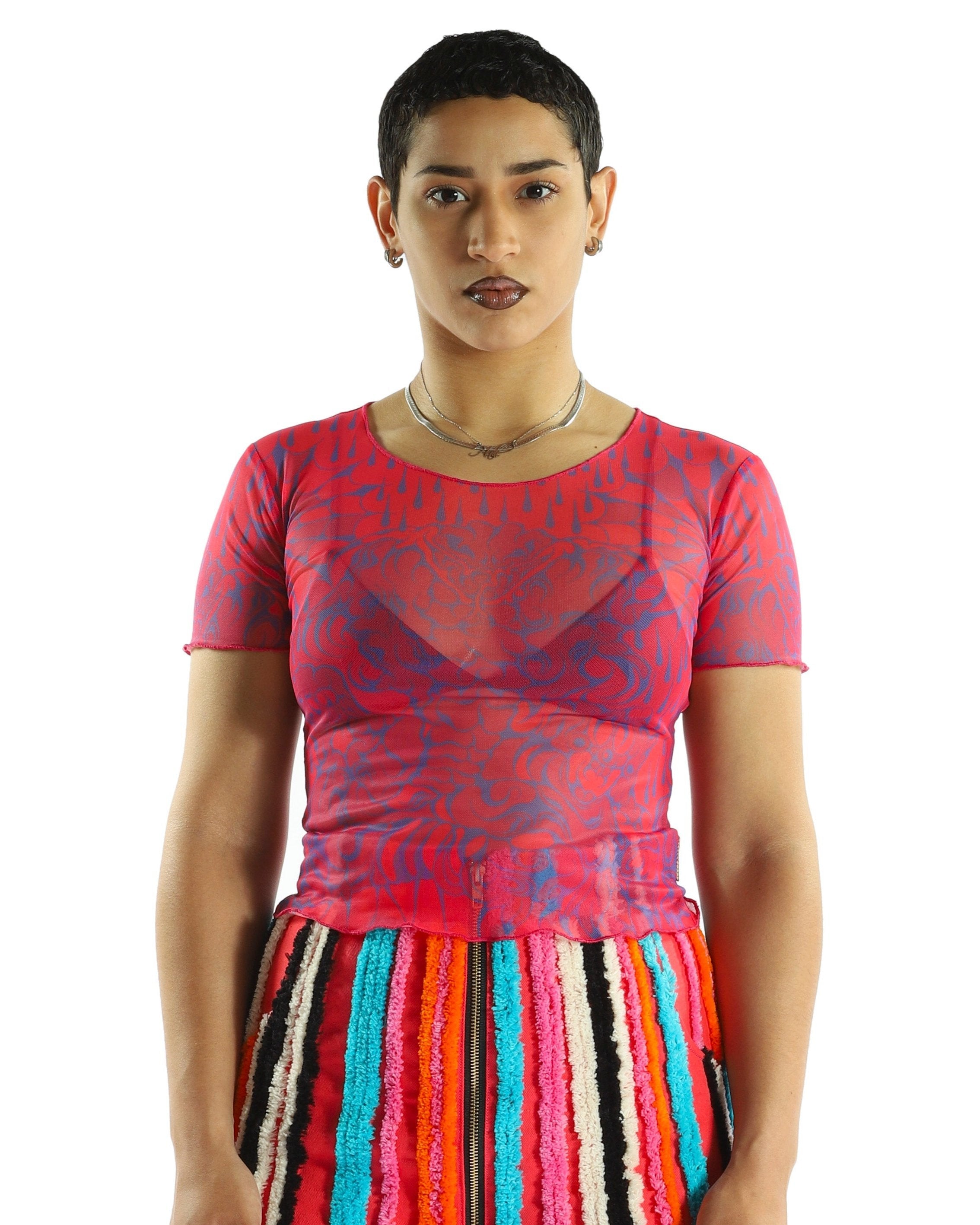 Stretch Mesh Cobra Tee (SHIPS FROM PRETTY SNAKE, NOT AVAILABLE FOR PICKUP IN STORE) - Die With Your Boots On