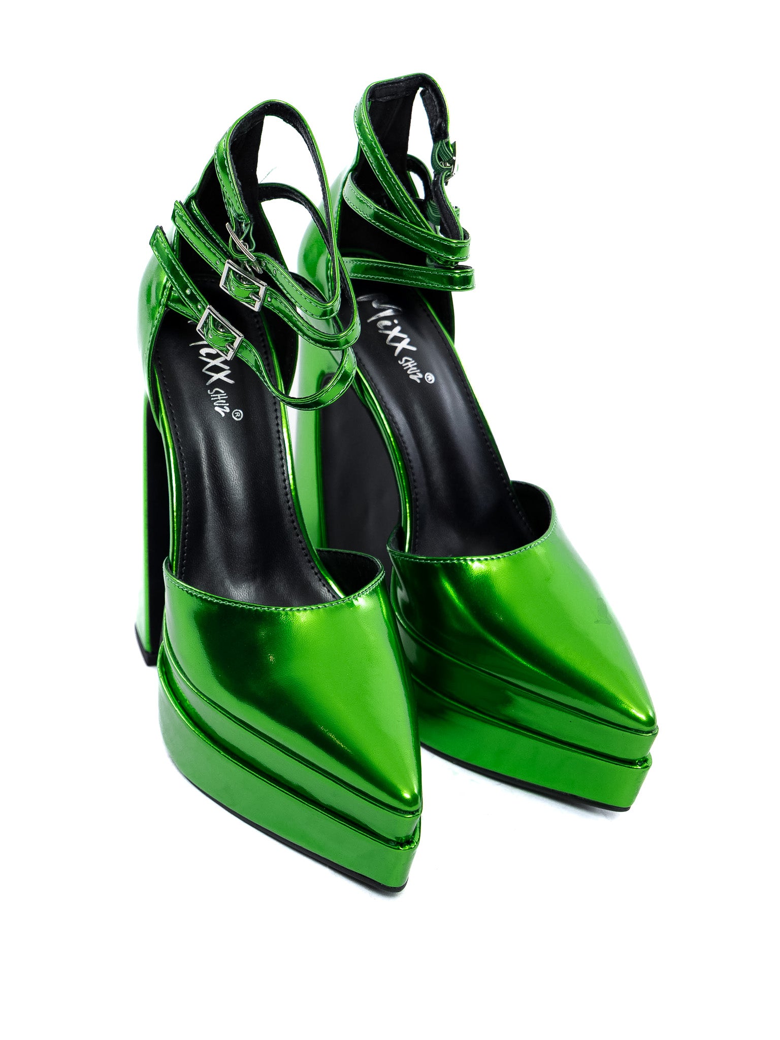 Key Lime Pie Metallic Platform Heel NO RESTOCK! - Die With Your Boots On
