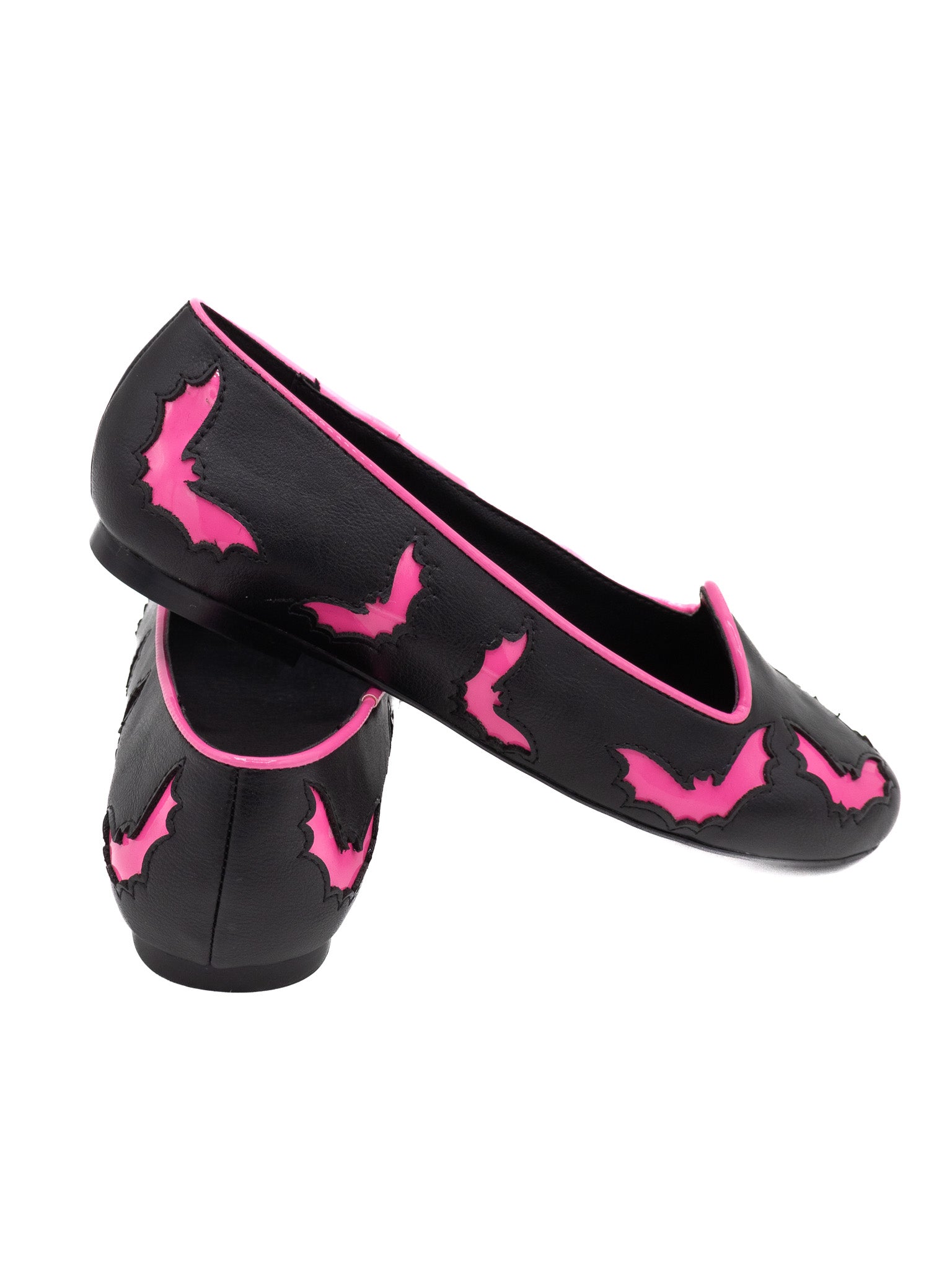 DWYBO x Strange Cvlt Neon Bat Lydia Flat - Die With Your Boots On