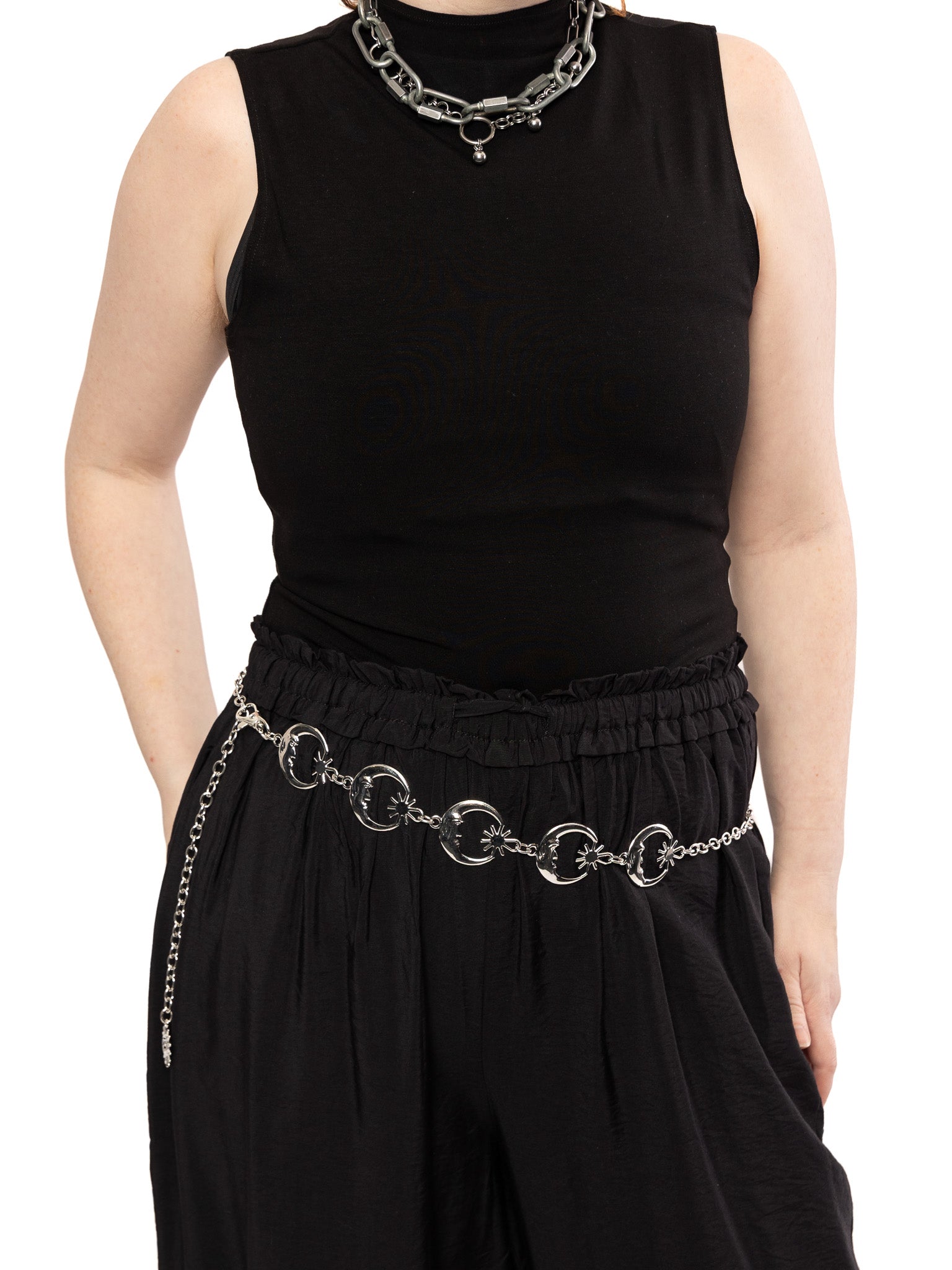 Silver Moons Chain Belt RESTOCK COMING SOON! SIGN UP FOR RESTOCK NOTIFICATIONS! - Die With Your Boots On