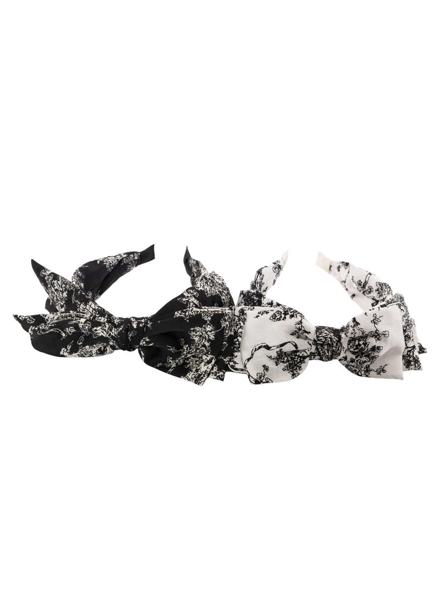 Vintage Print Bow Headband RESTOCKING SOON! SIGN UP FOR NOTIFICATIONS! - Die With Your Boots On