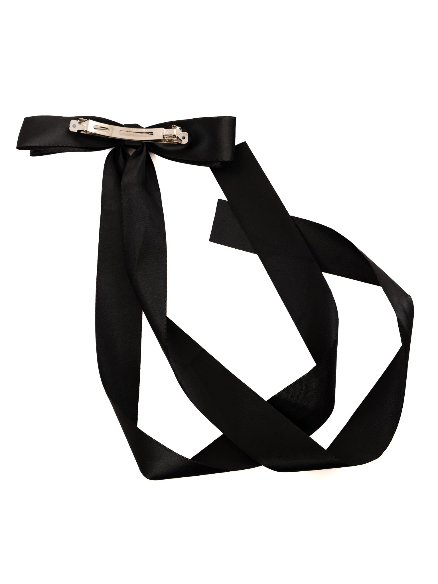 Large Satin Hairbow Barrette - Die With Your Boots On