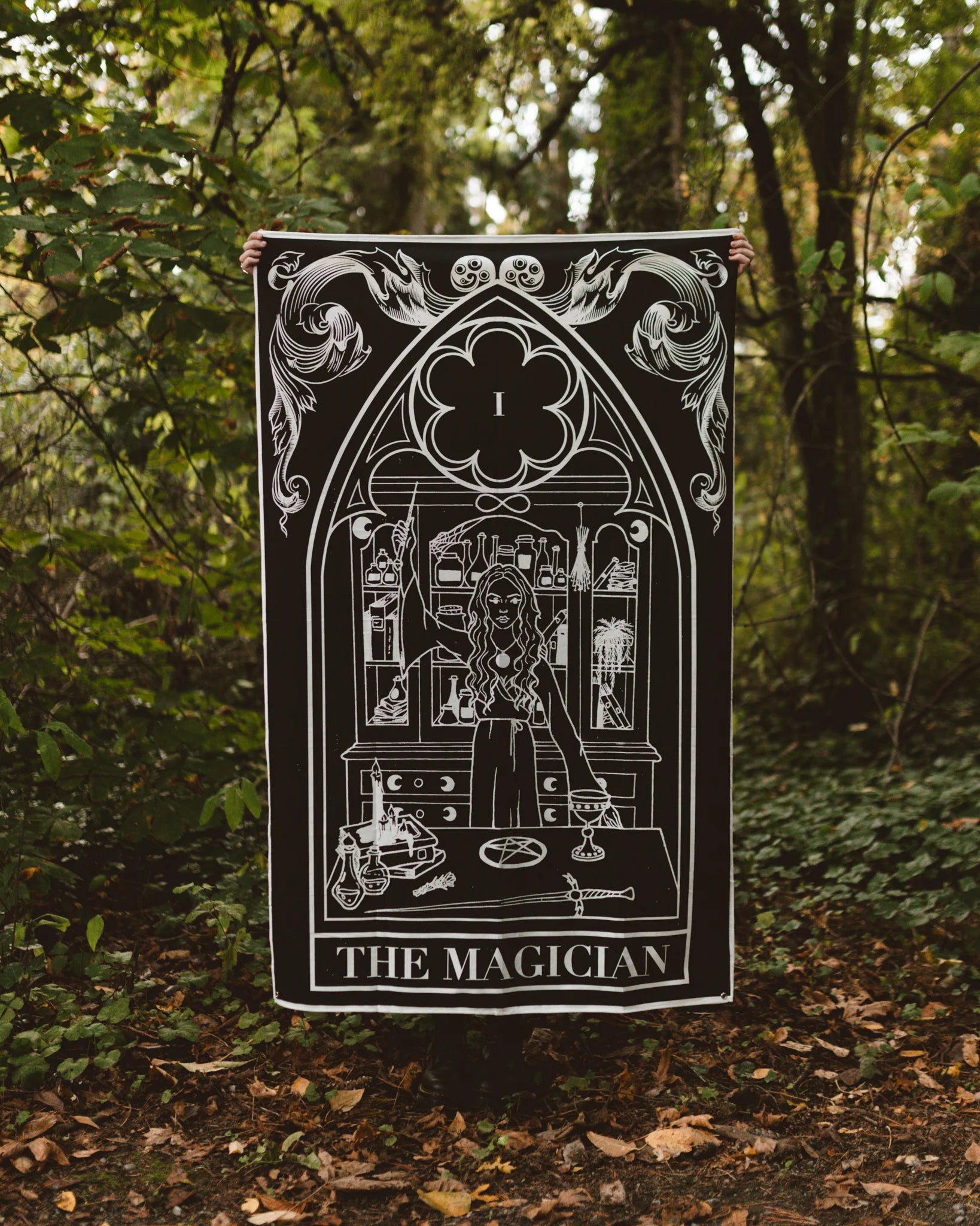Magician Tapestry THE PRETTY CULT - Die With Your Boots On