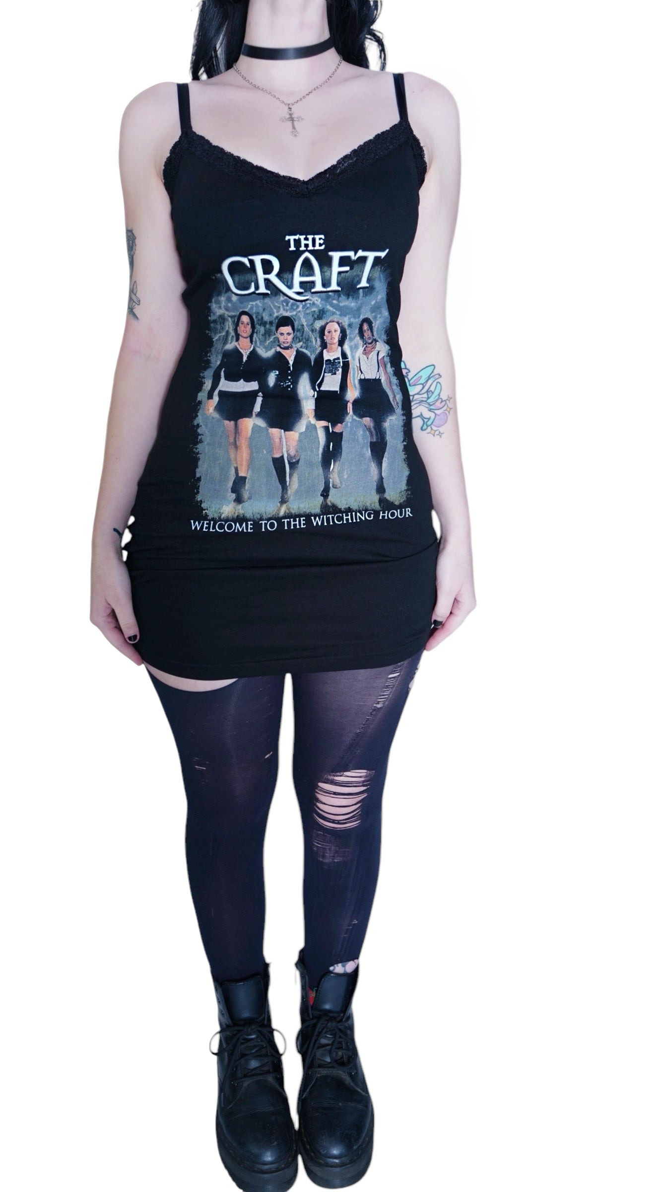 The Craft Lace Strap Dress (SHIPS FROM VERA'S EYECANDY, NOT AVAILABLE FOR PICKUP IN STORE) - Die With Your Boots On