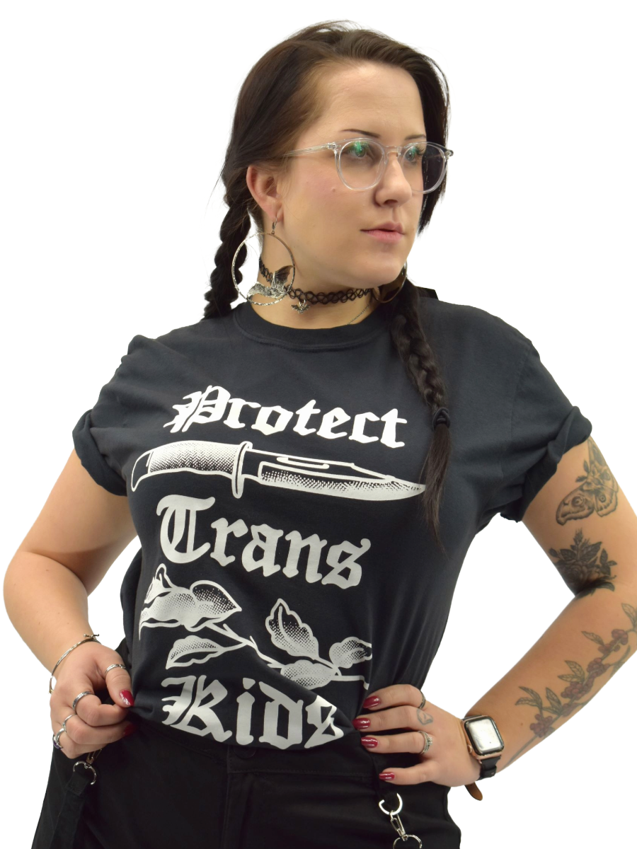 Protect Trans Kids T-Shirt TRANSFIGURE RESTOCKED! - Die With Your Boots On