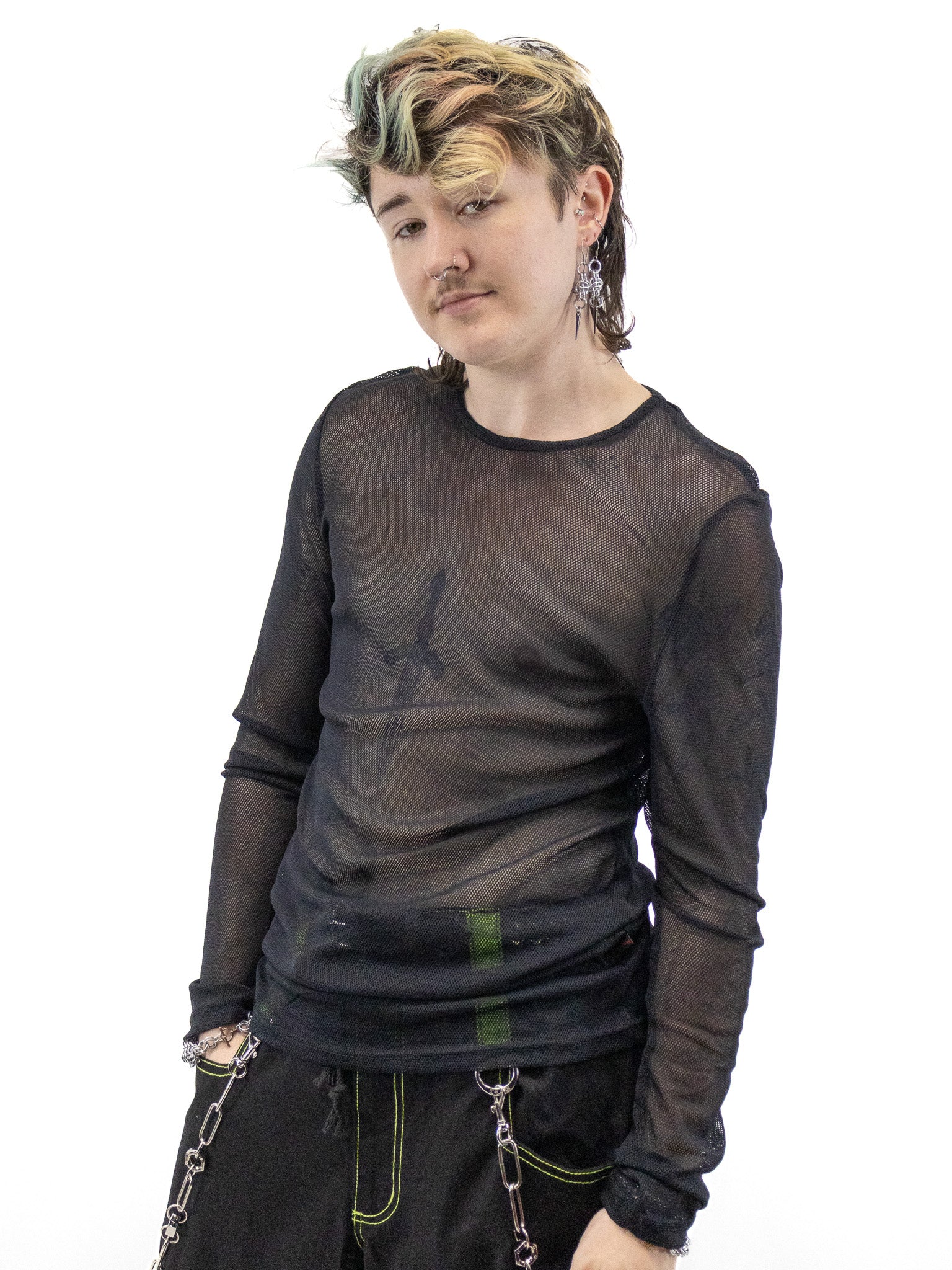 Ollie Unisex Mesh Top- Black TRIPP NYC - Die With Your Boots On