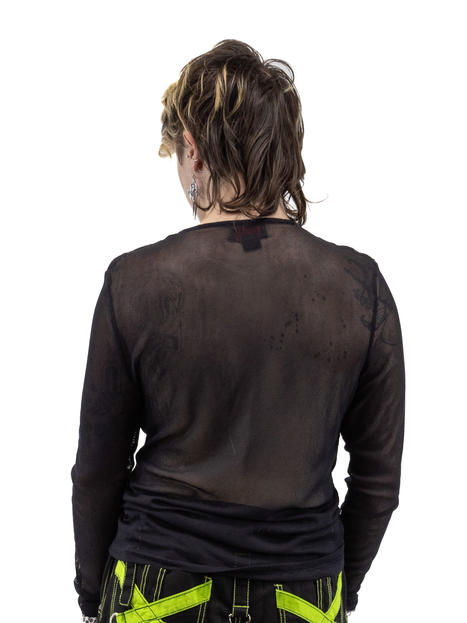 Ollie Unisex Mesh Top- Black TRIPP NYC - Die With Your Boots On