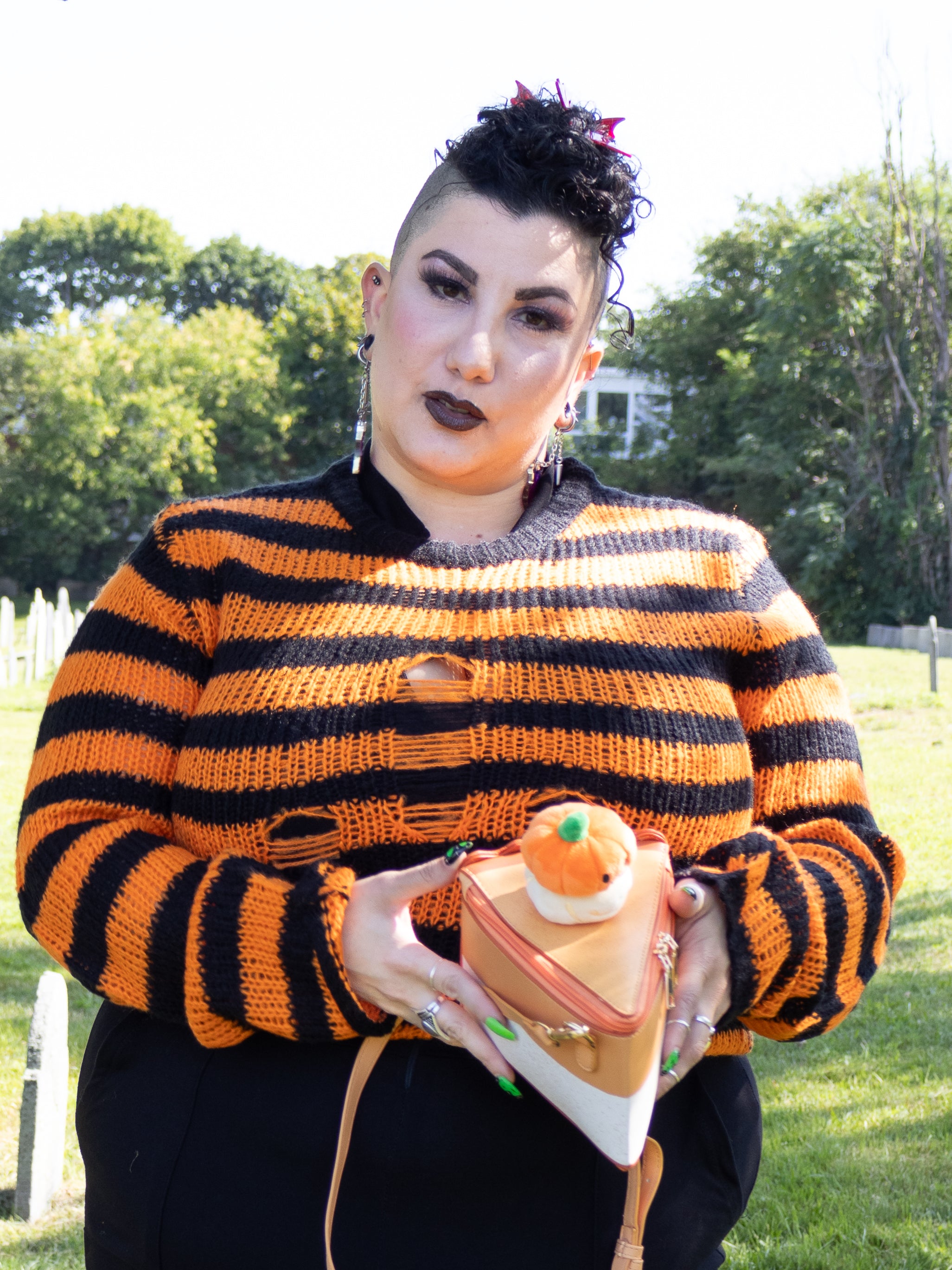 Judy Moody Distressed Sweater - Die With Your Boots On