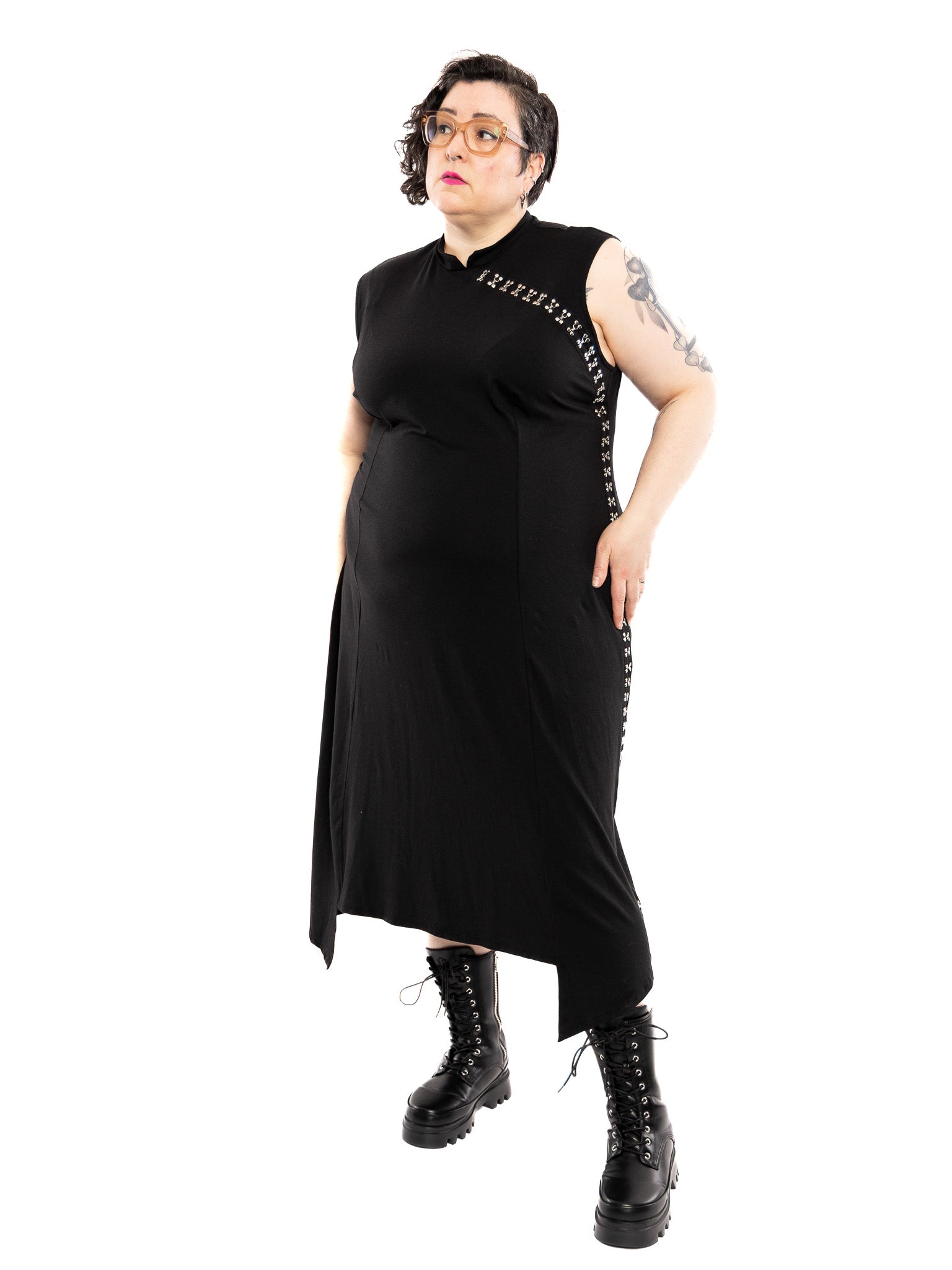 Cheongsam Clasp Dress TRUED APPAREL - Die With Your Boots On