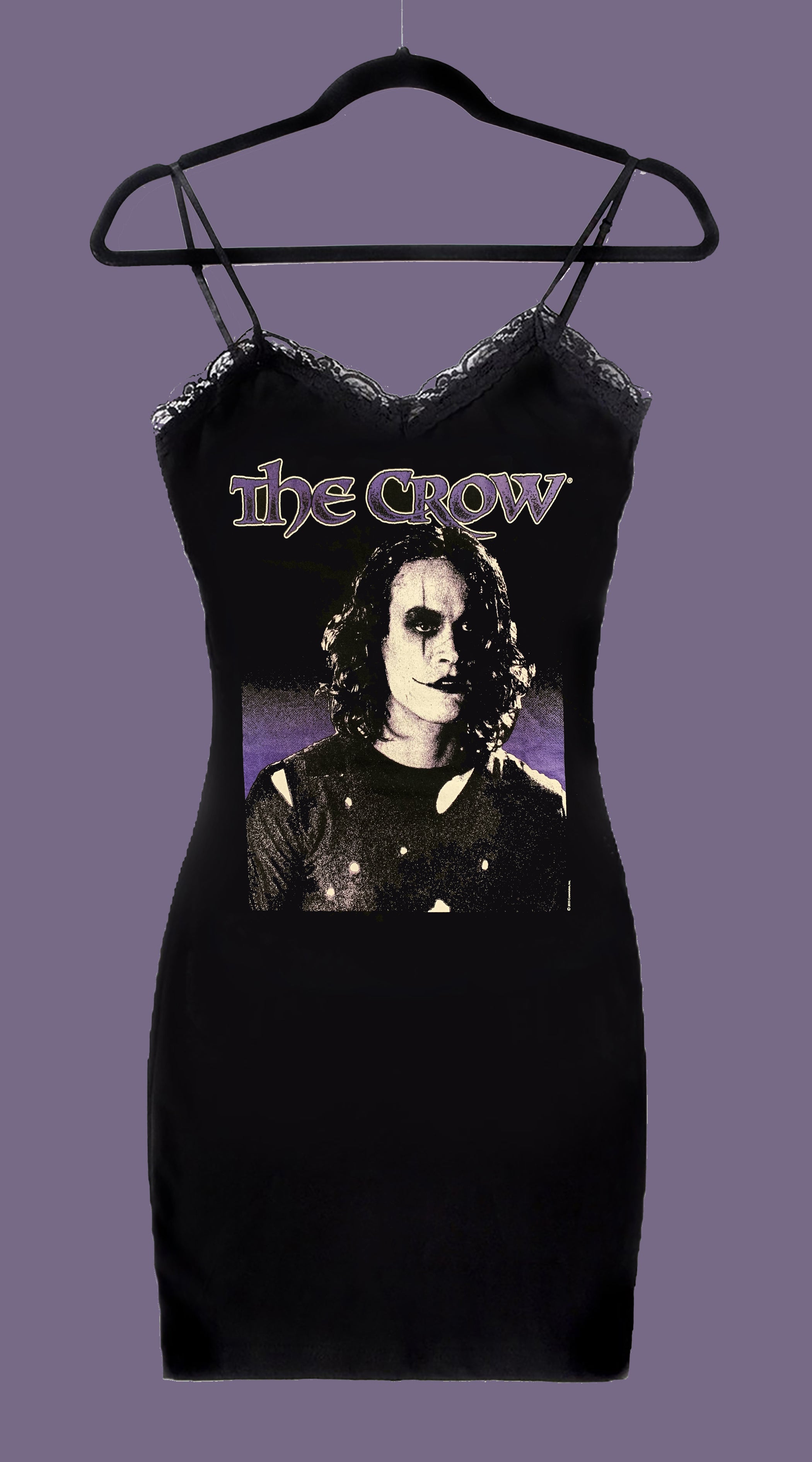 The Crow Lace Strap Dress (SHIPS FROM VERA'S EYECANDY, NOT AVAILABLE FOR PICKUP IN STORE) - Die With Your Boots On