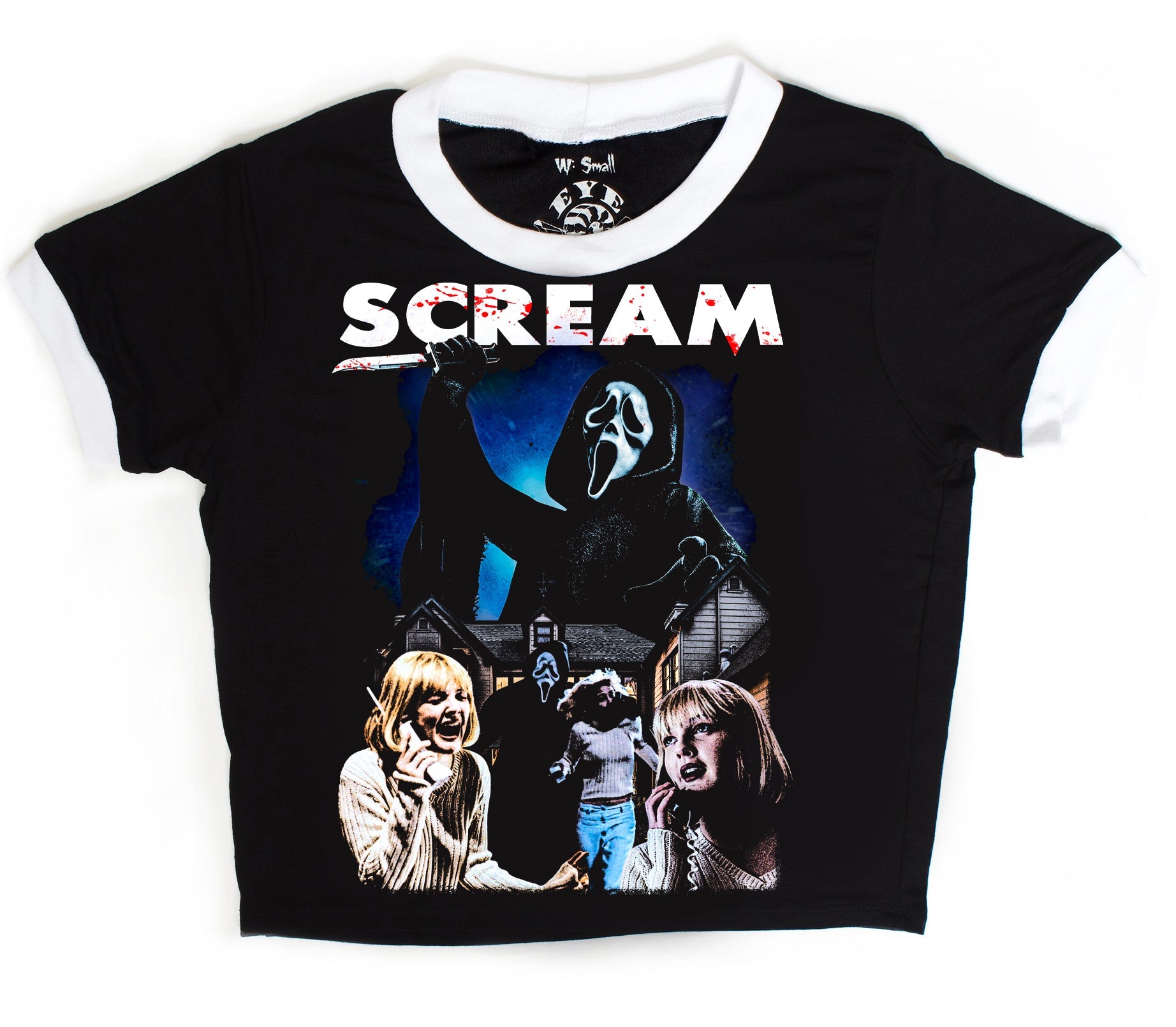 Scream Ringer Tee (SHIPS FROM VERA'S EYECANDY, NOT AVAILABLE FOR PICKUP IN STORE) - Die With Your Boots On