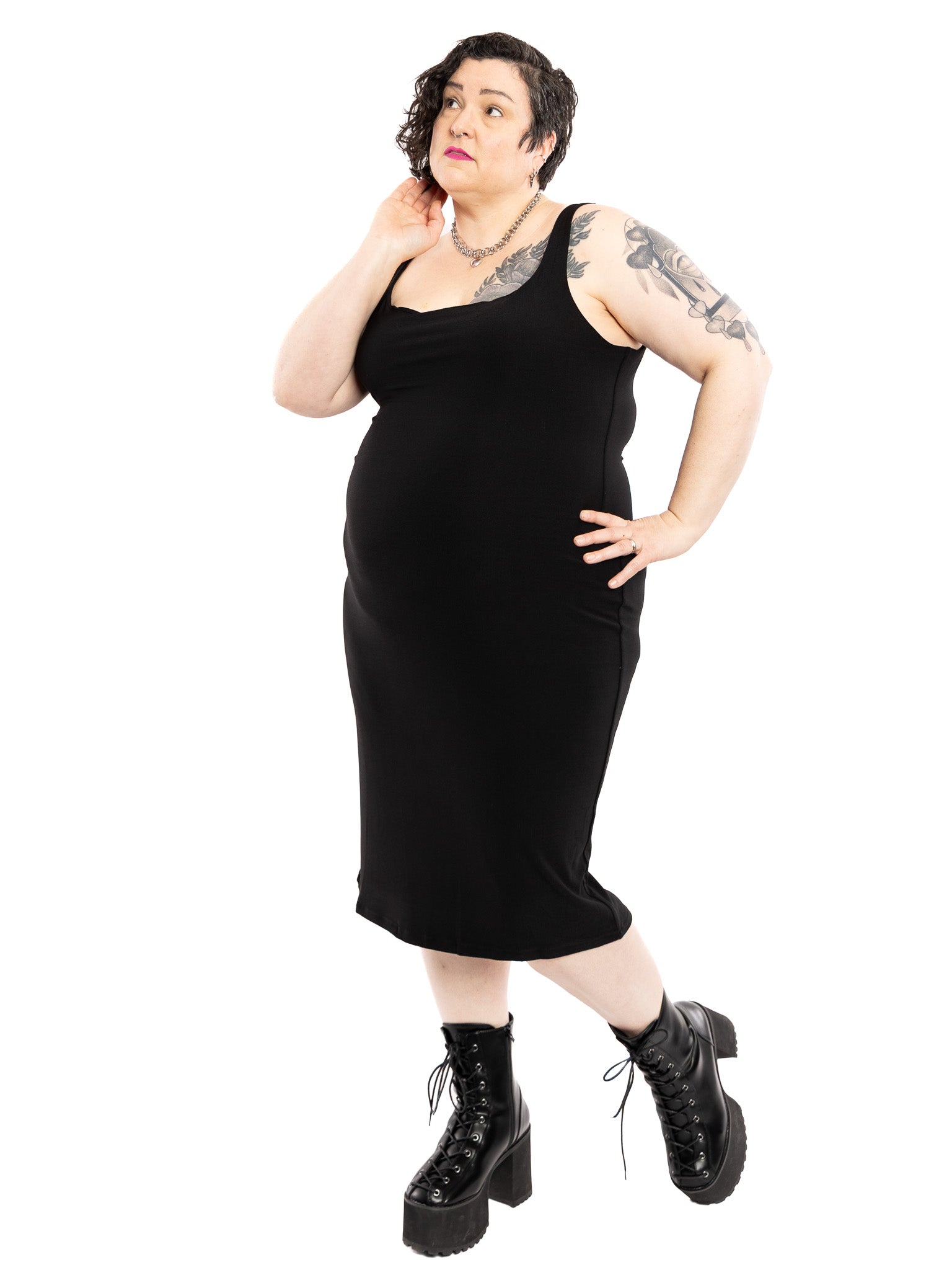 Sarah Black Bodycon Dress - Die With Your Boots On